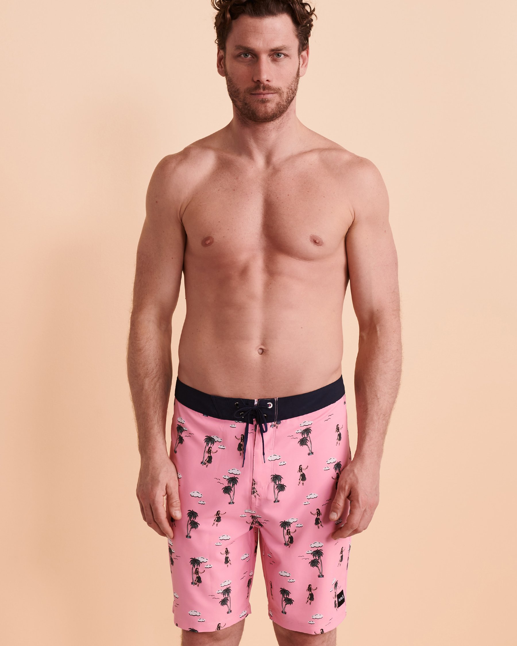 HURLEY WEEKENDER Boardshort Swimsuit Pink print MBS0011040 - View5