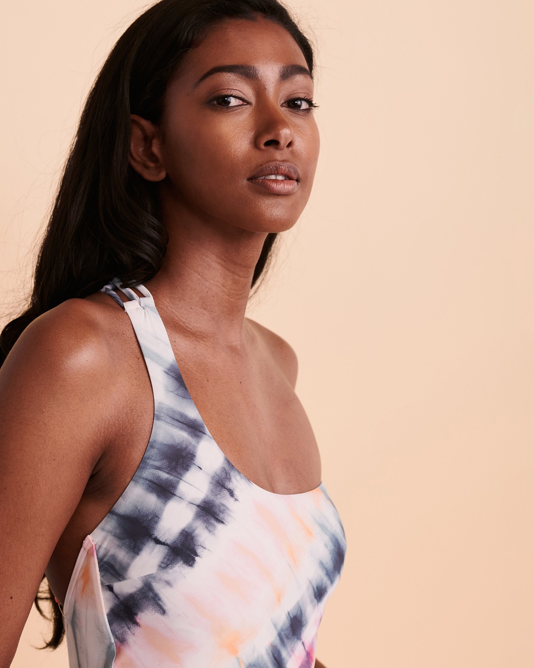 RIP CURL Maillot une-pièce une épaule SURF TRIP Imprimé pastel GSIQV9 - Voir3