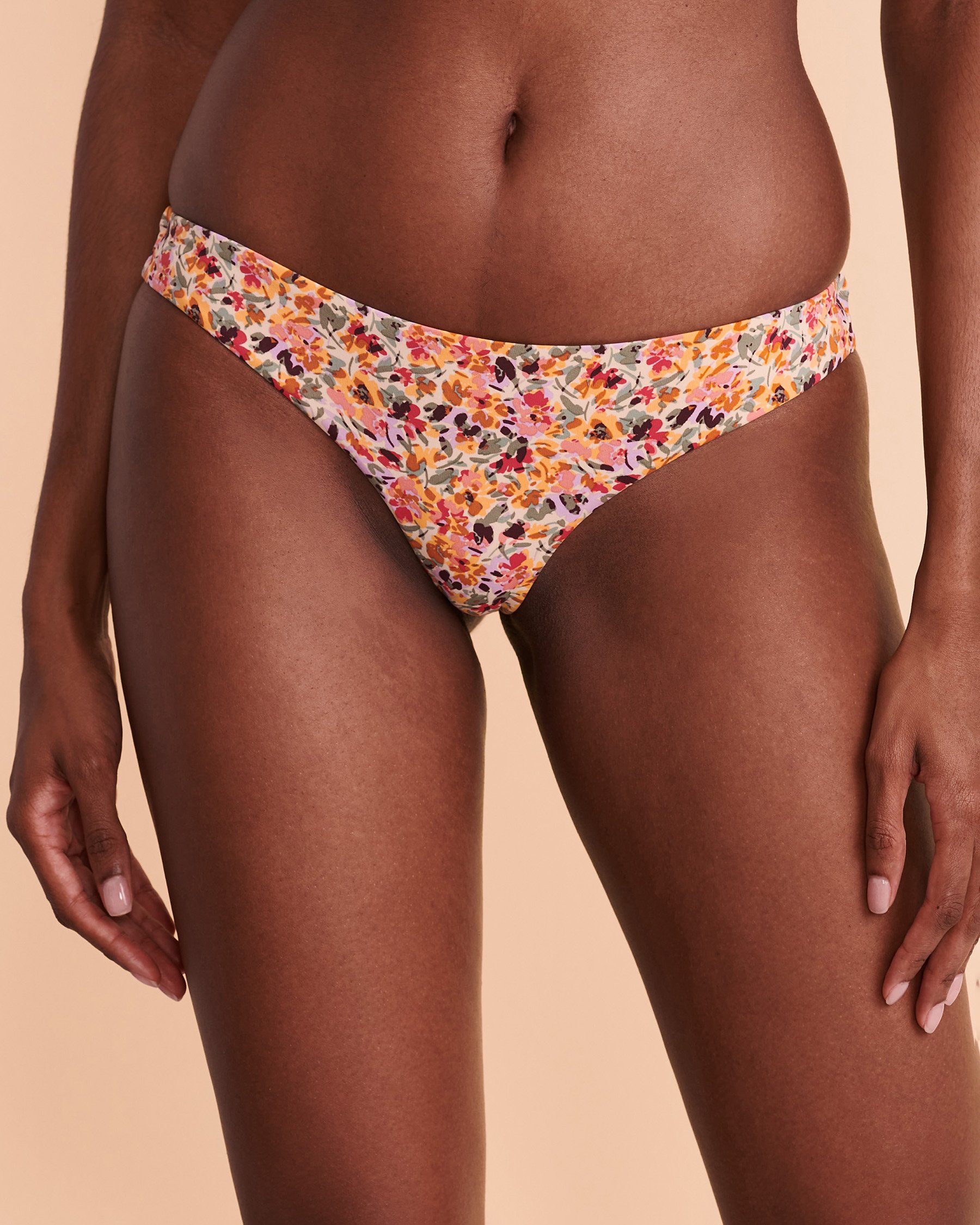 ROXY Bas de bikini cheeky PT BEACH CLASSICS Floral ERJX404473 - Voir1