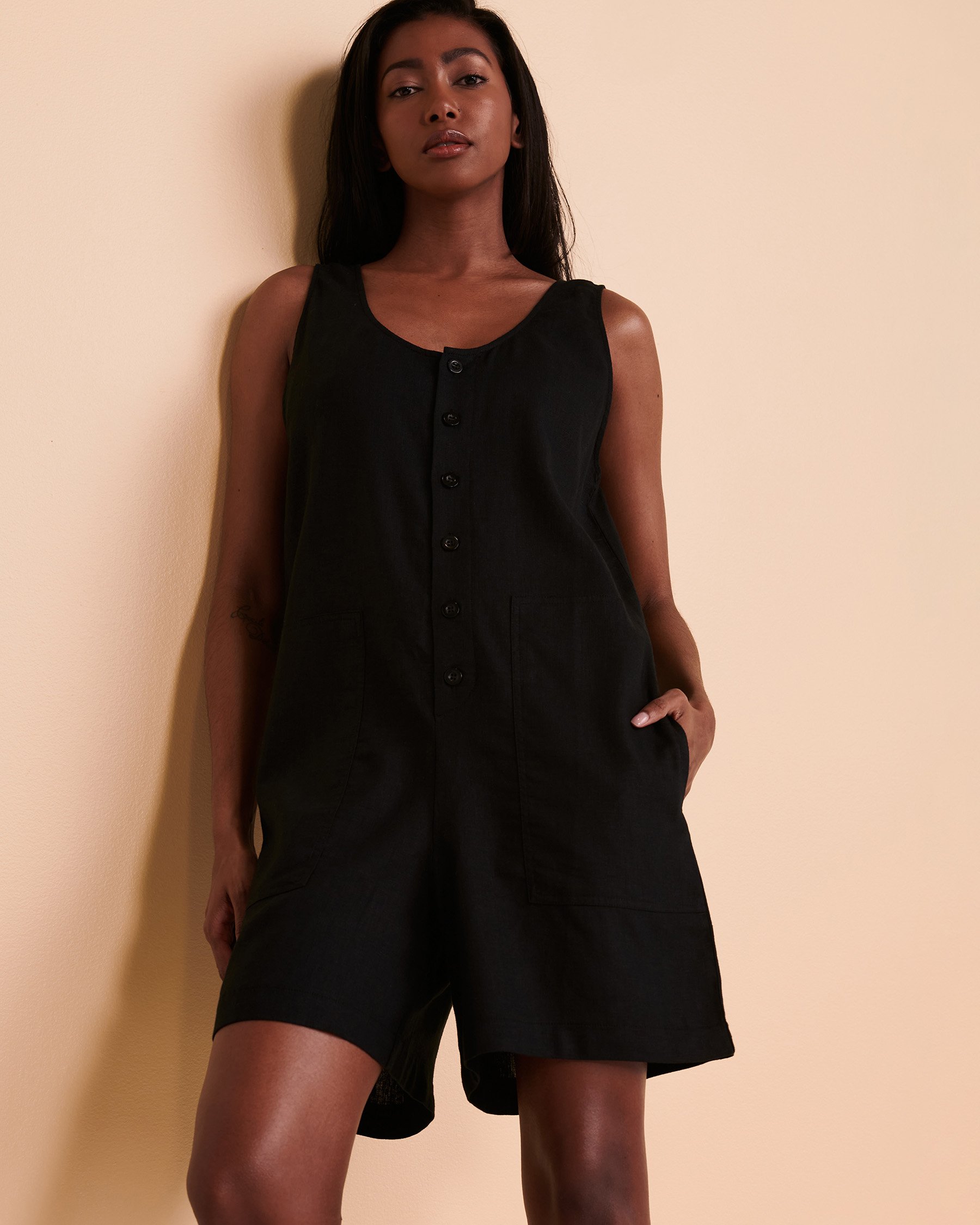 TROPIK Combi-short encolure ronde Noir 02300056 - Voir1