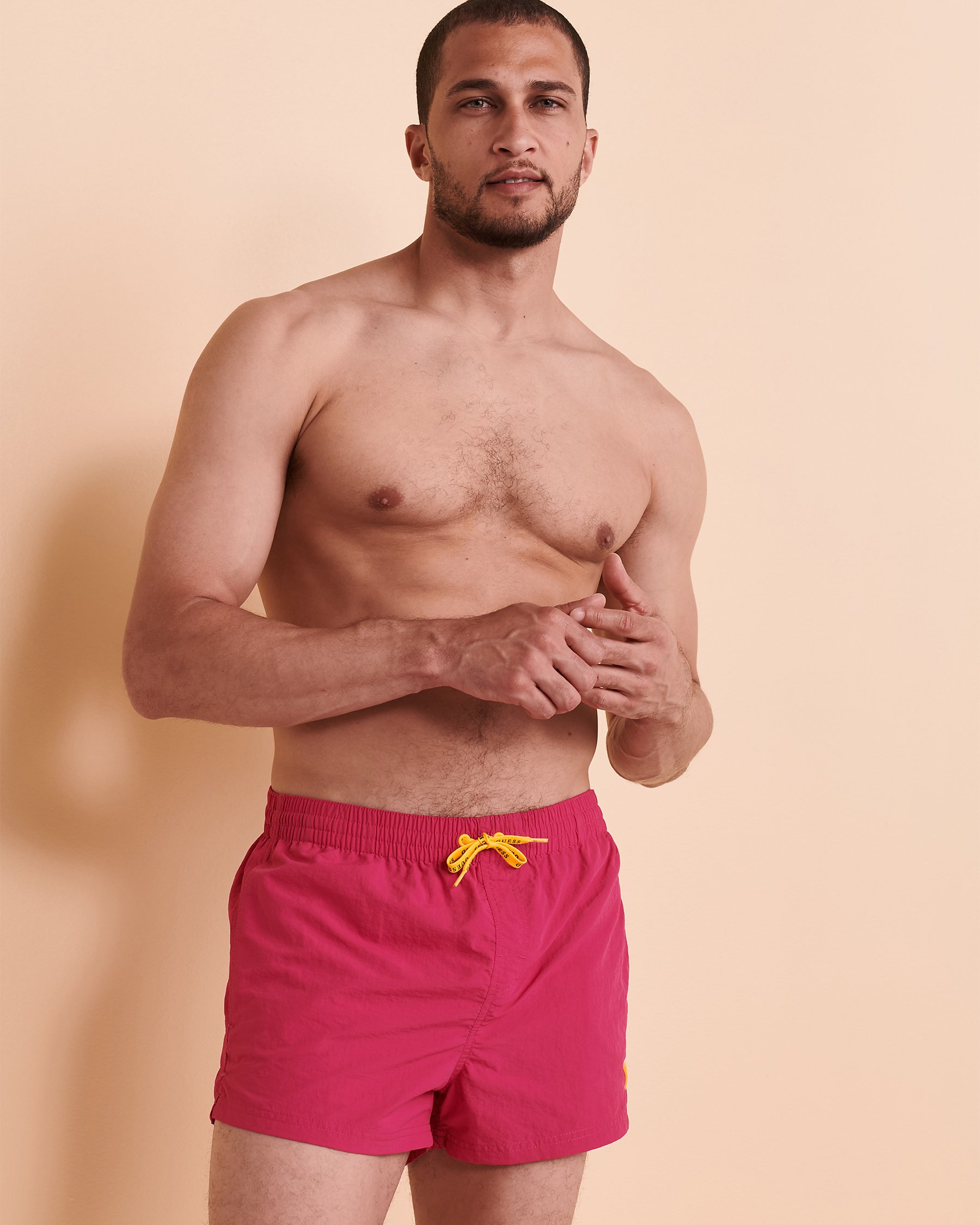 GUESS Maillot volley avec filet Rose F2GT27TEL27 - Voir6