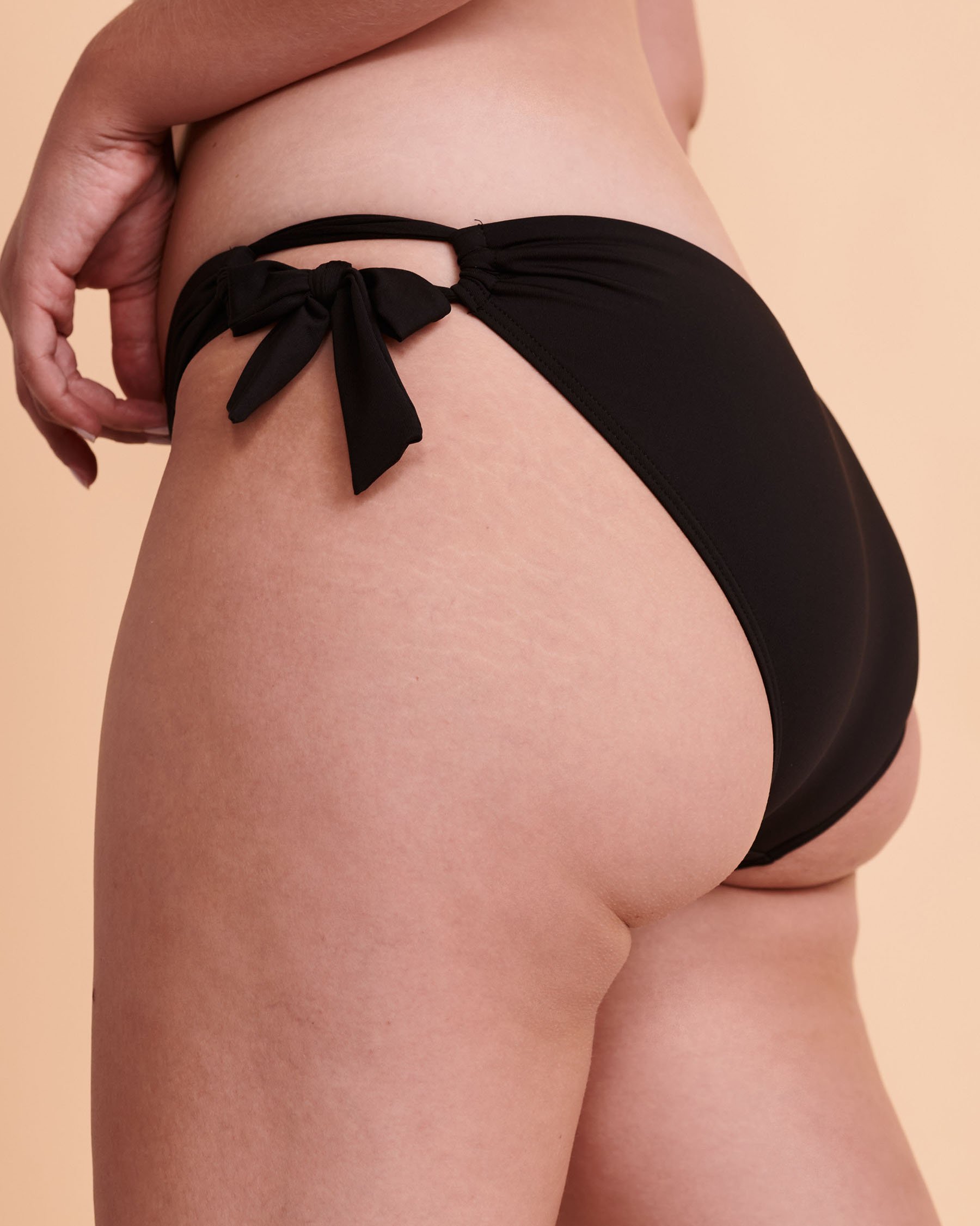 SEA LEVEL ESSENTIALS Side Tie Bikini Bottom Black SL4252ECO - View3