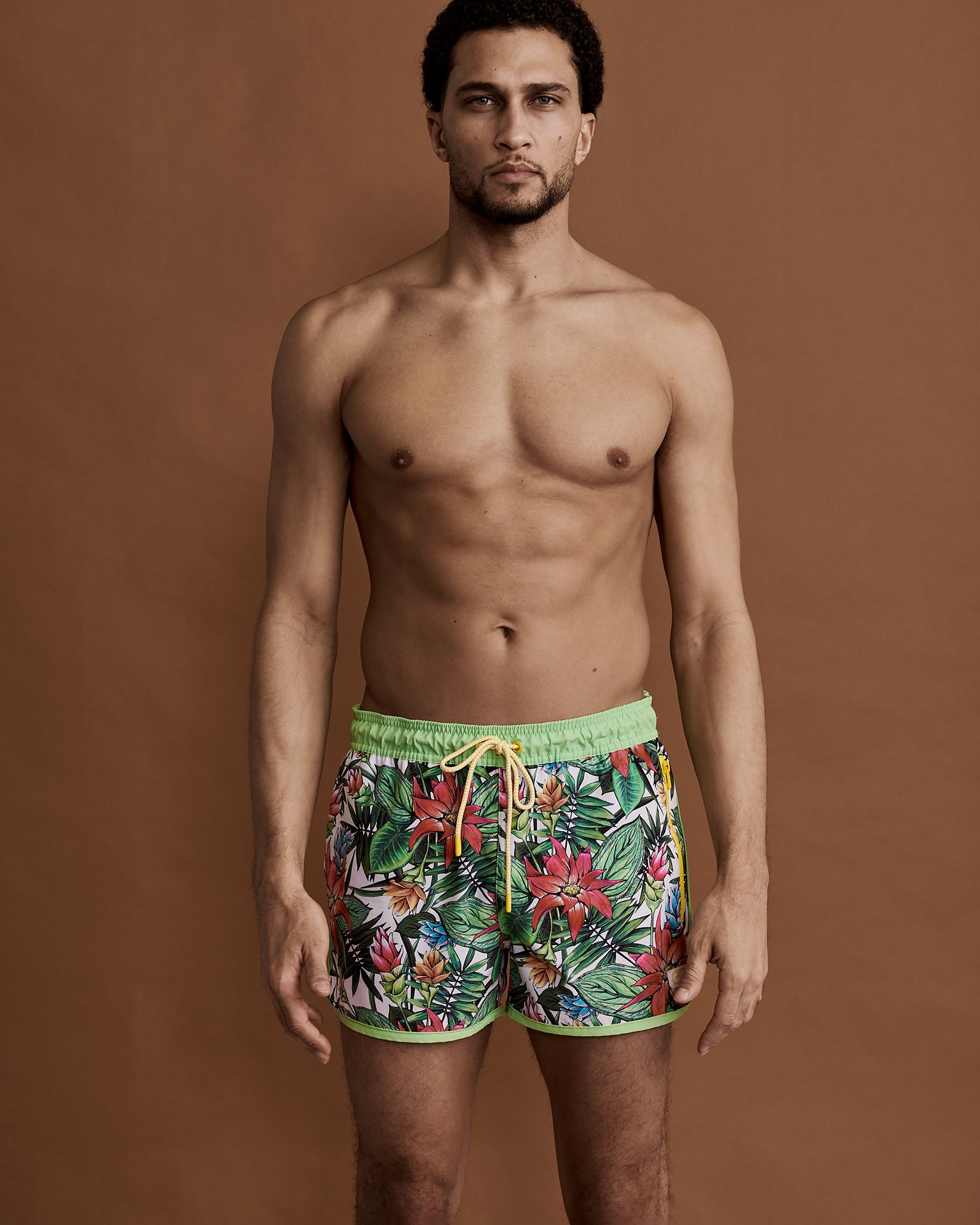 SEGSEA Maillot volley Ibiza TROPIC Imprimé vert vif 5M0501-37 - View6