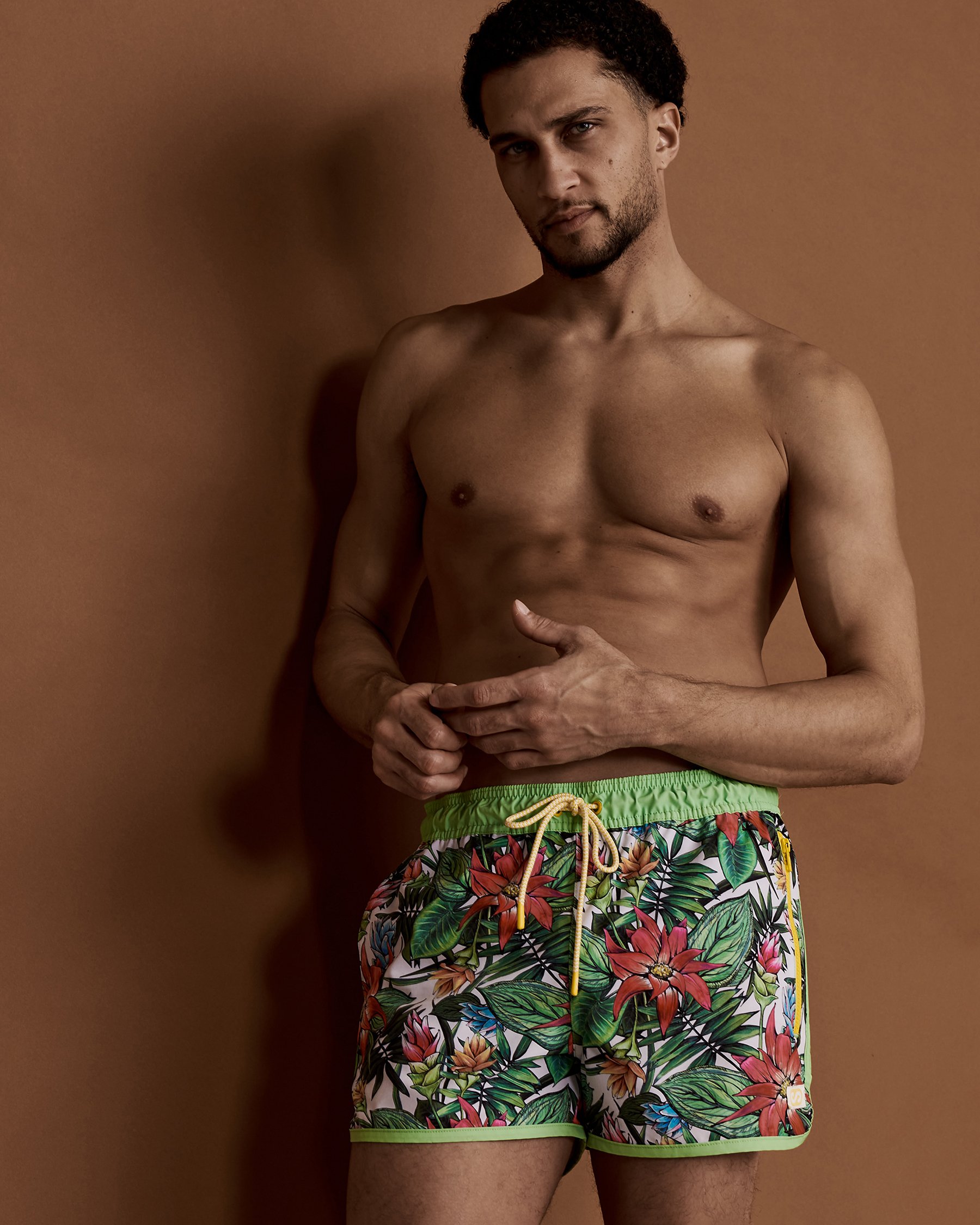 SEGSEA Maillot volley Ibiza TROPIC Imprimé vert vif 5M0501-37 - View7