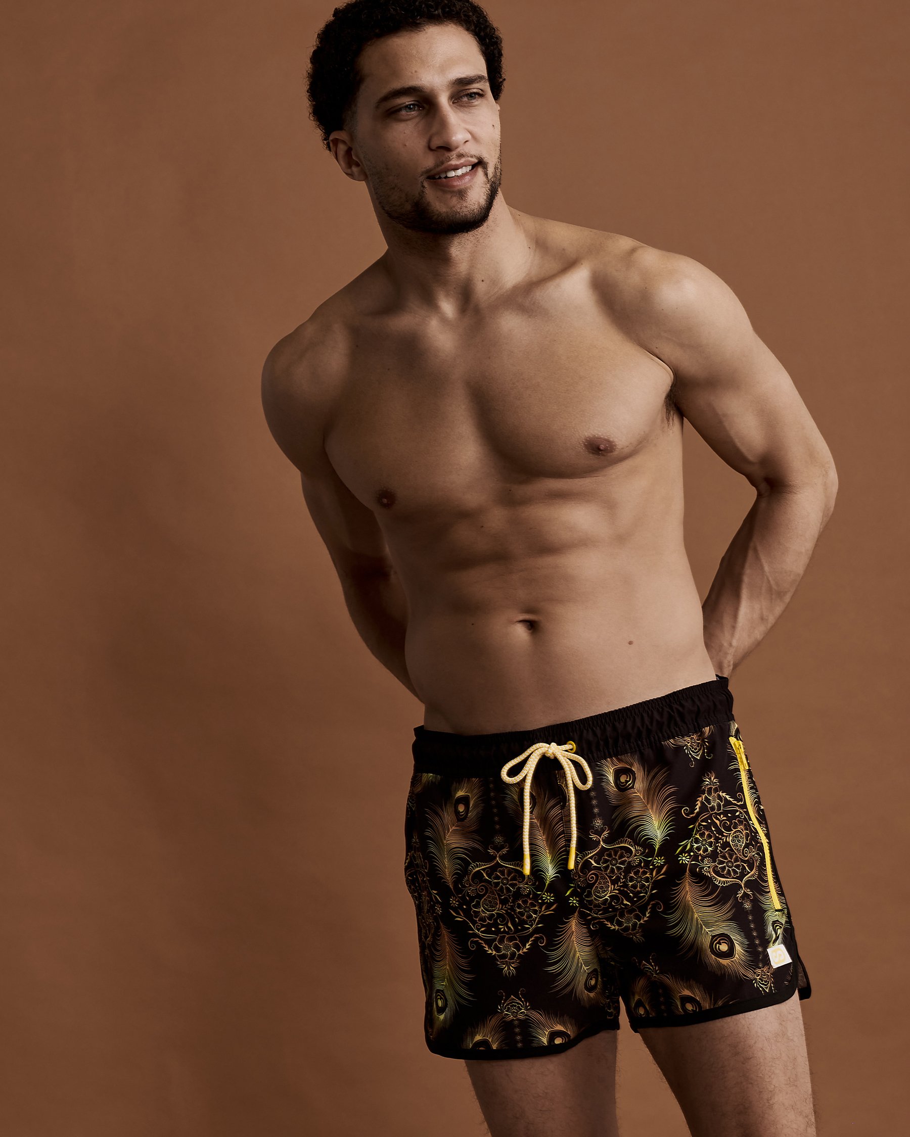 SEGSEA NOMADE Dubai Volley Swimsuit Black print 5M0501-53 - View7