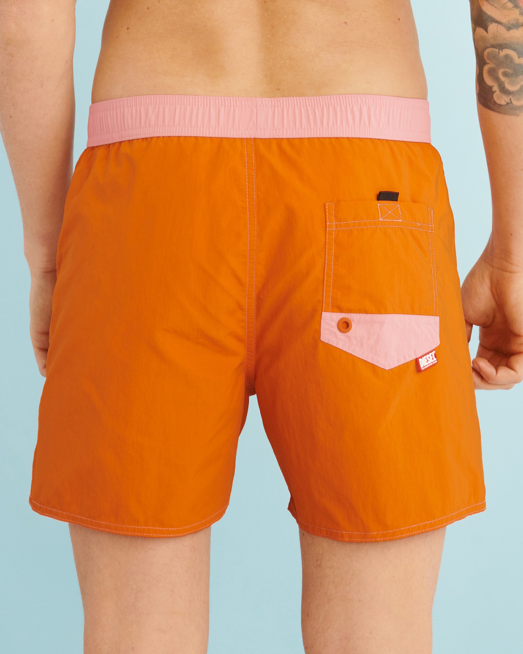 DIESEL WAVE Volley Swimsuit Orange 00SV9U0PCAU - View2