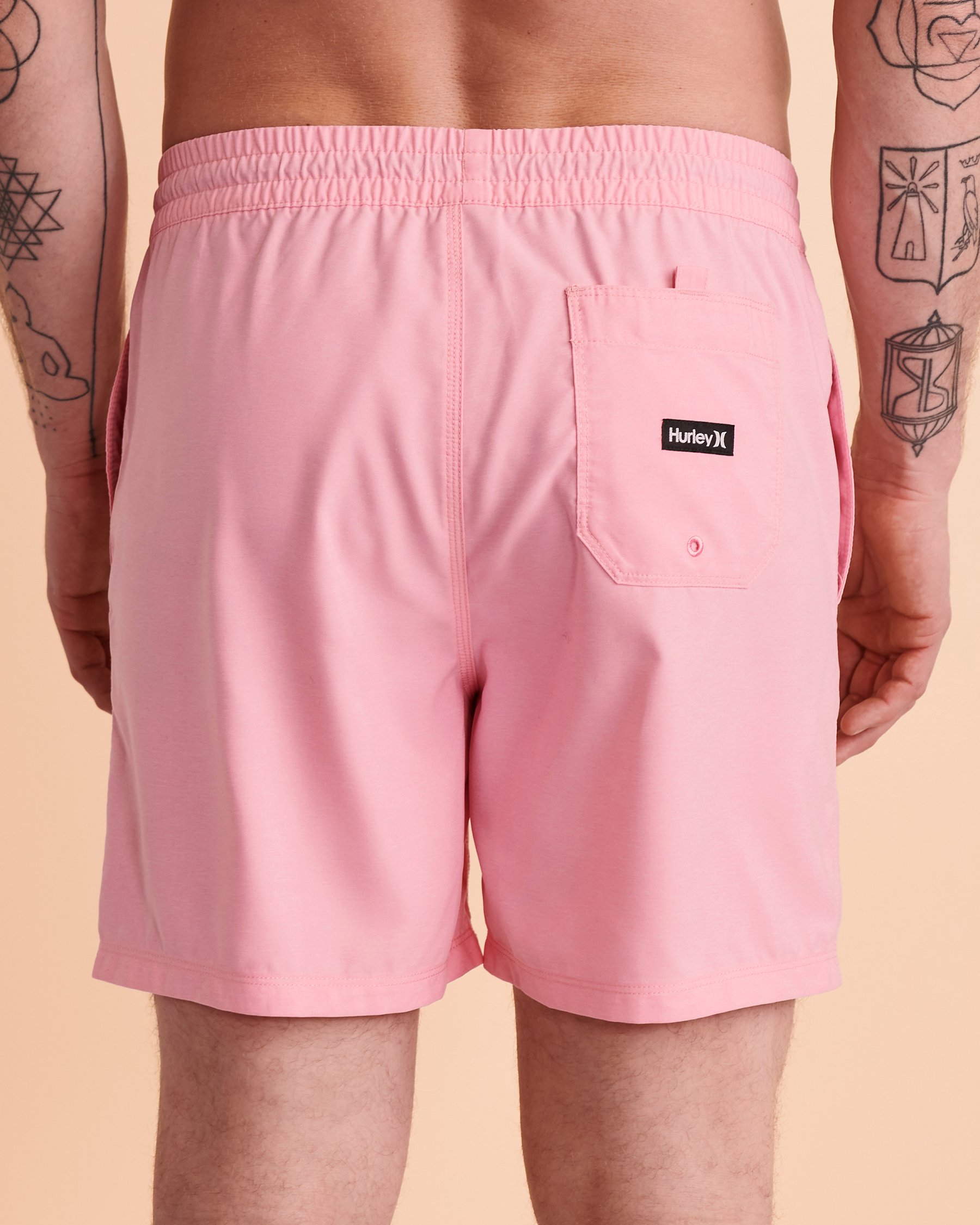 HURLEY ONE & ONLY CROSSDYE Volley Swimsuit Pink MBS0010900 - View2