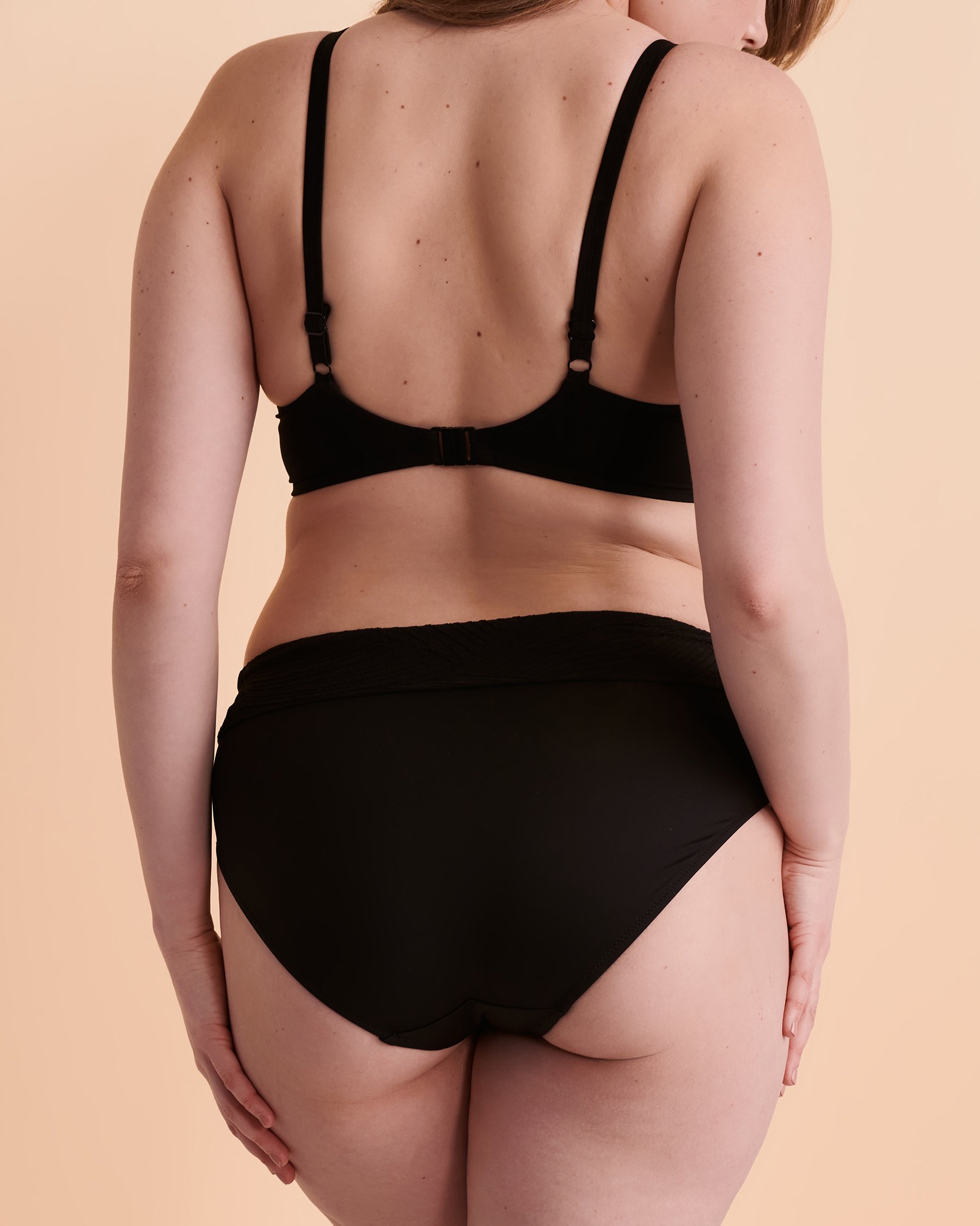 FANTASIE Bas de bikini taille haute OTTAWA Noir FS6497 - View3