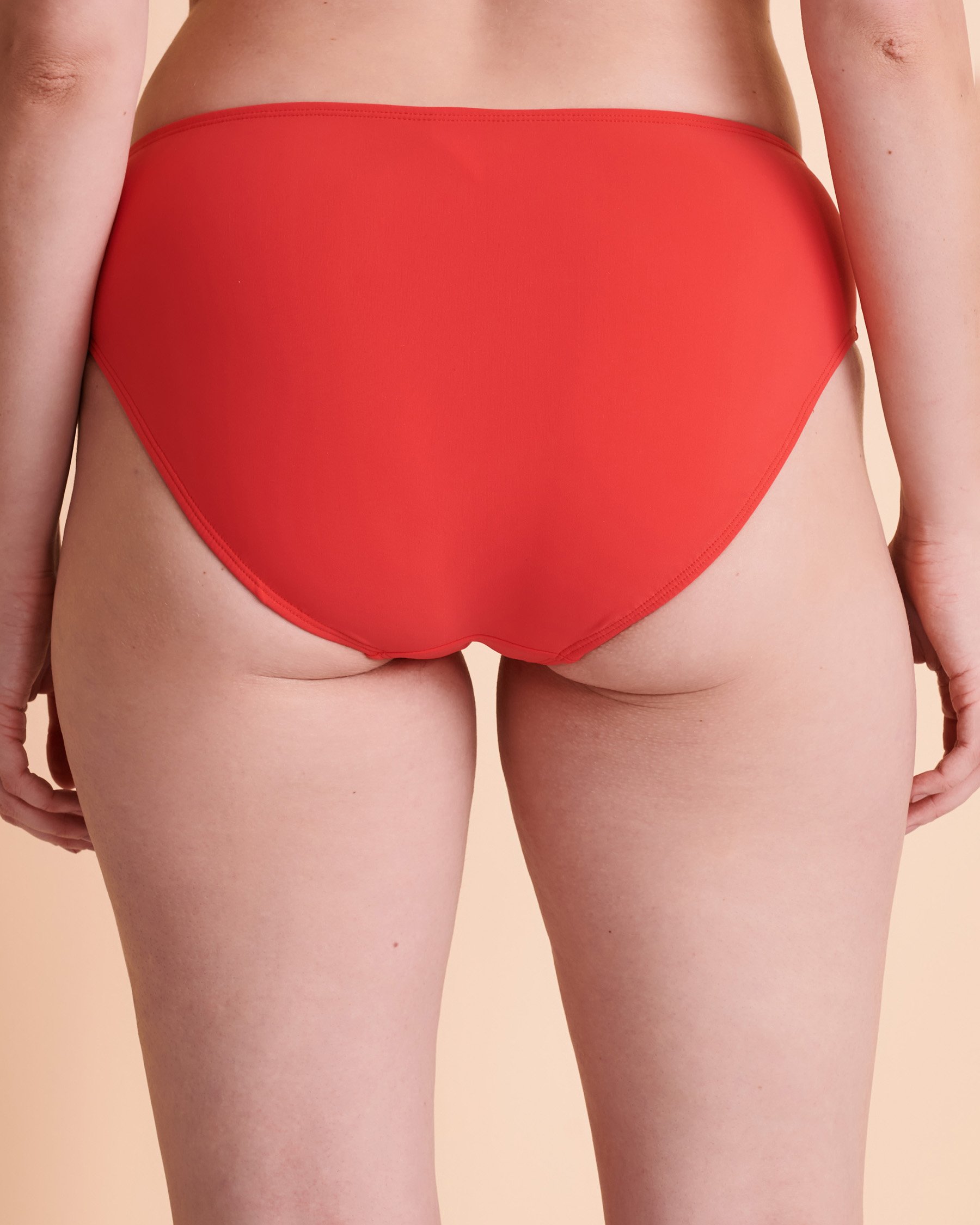CHRISTINA Bas de bikini taille mi-haute ESSENTIALS Orange-rouge 30ZZ3040 - View2