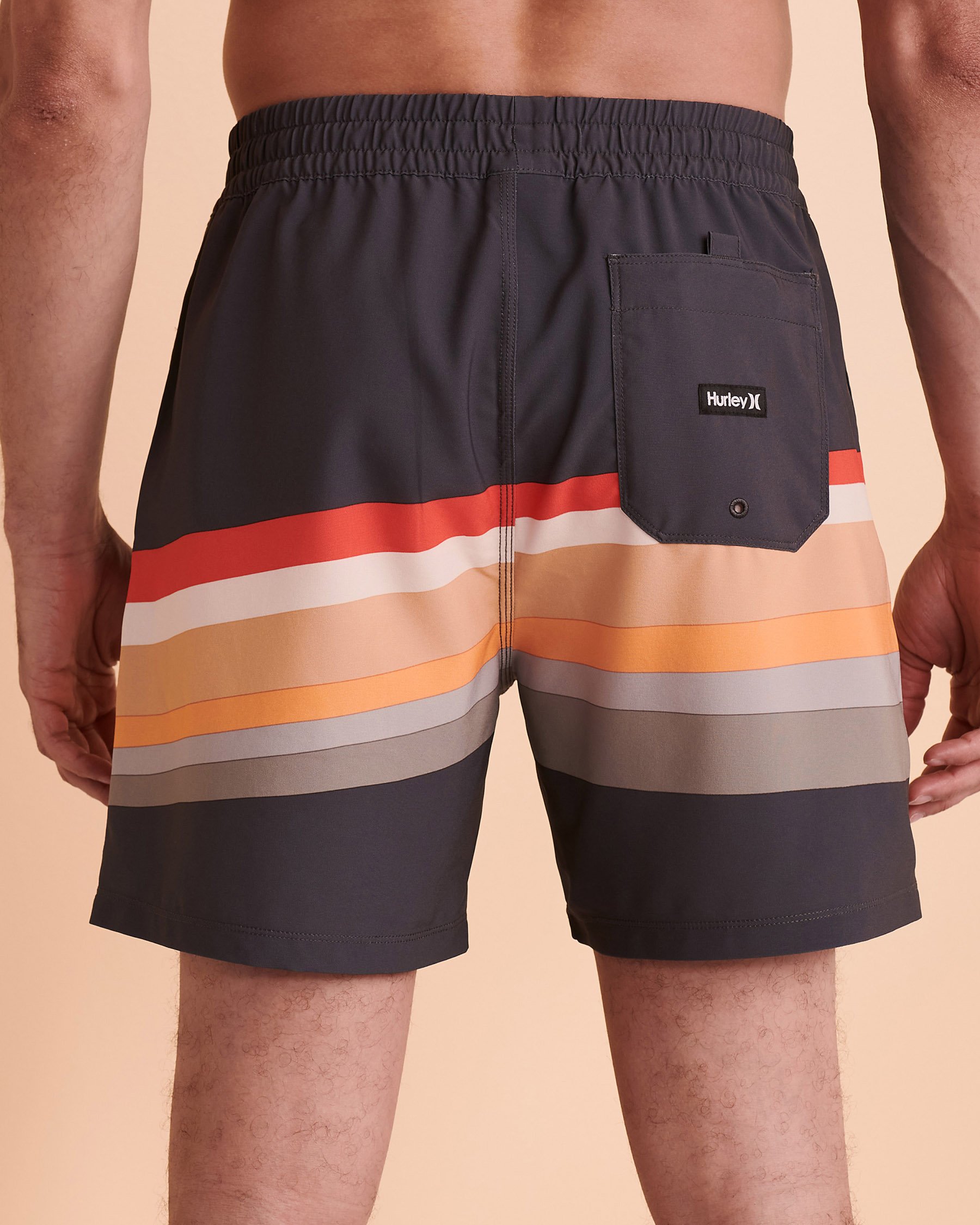 HURLEY CANNONBALL Volley Swimsuit Stripes MBS0011030 - View2