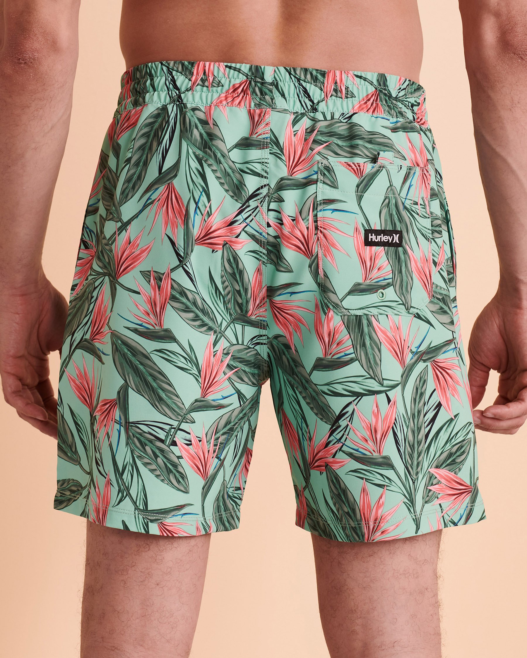 HURLEY CANNONBALL Volley Swimsuit Tropical print MBS0011030 - View2