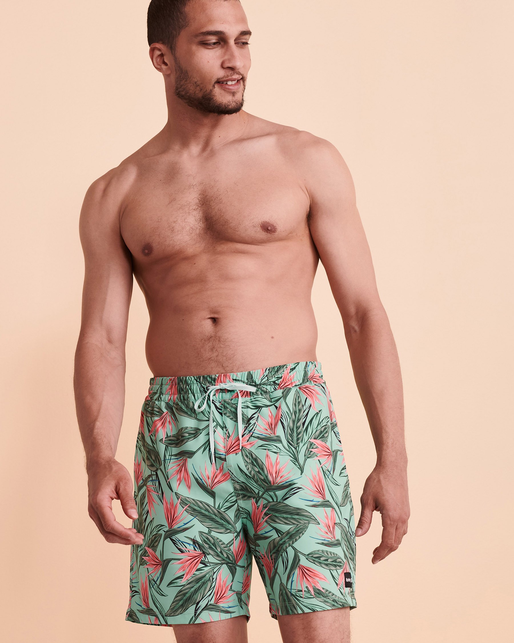 HURLEY CANNONBALL Volley Swimsuit Tropical print MBS0011030 - View5