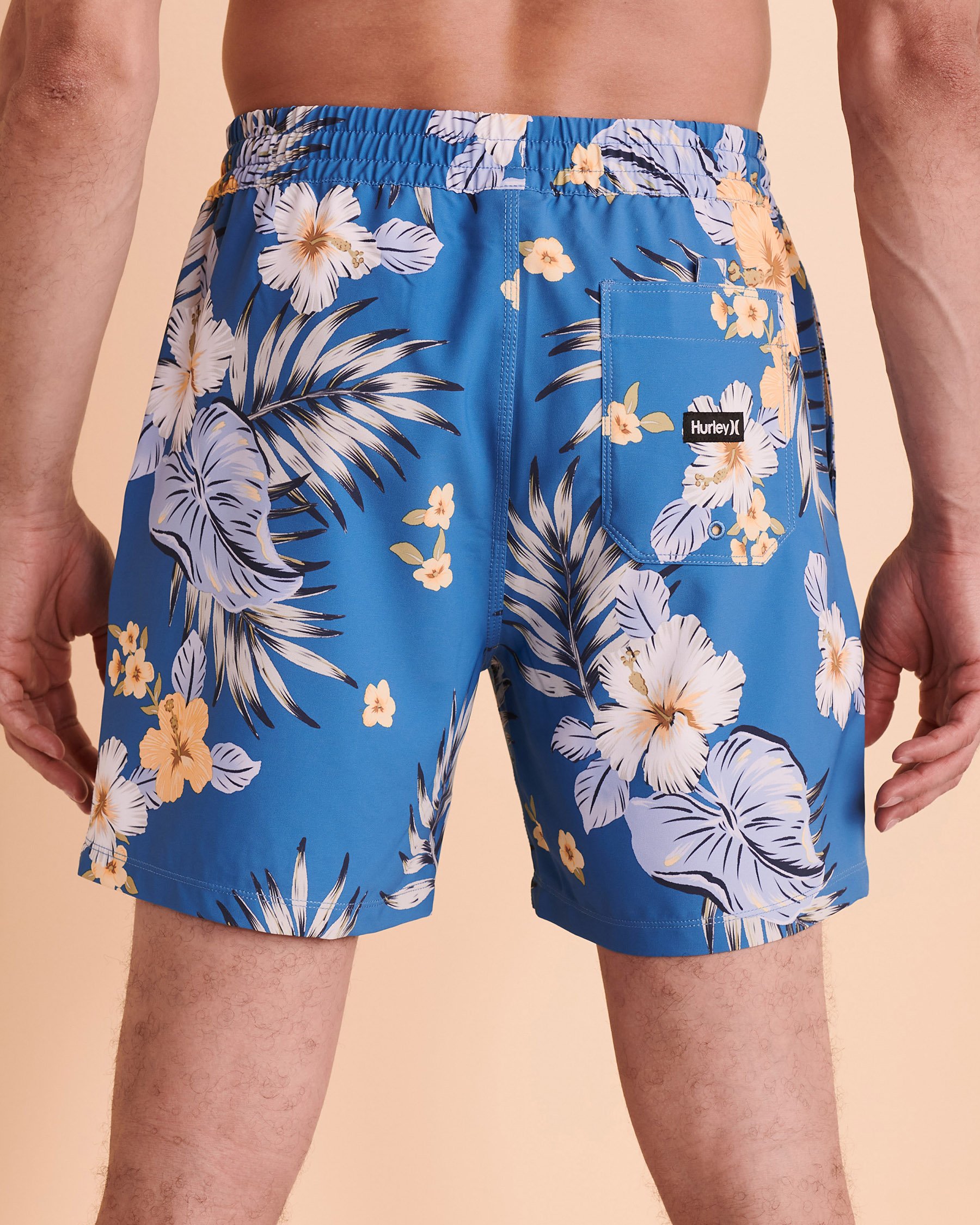 HURLEY CANNONBALL Volley Swimsuit Blue print MBS0011030 - View2