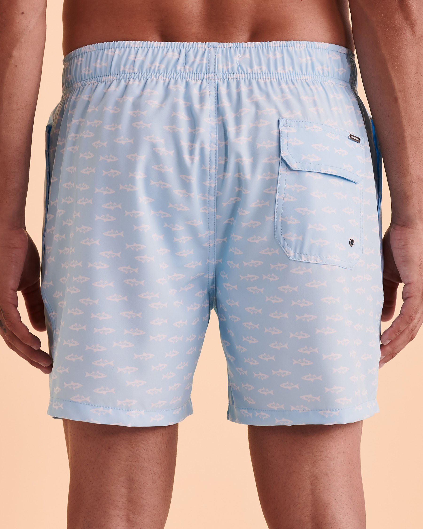 VINTAGE SUMMER Maillot volley Bleu pâle V70511 - View3
