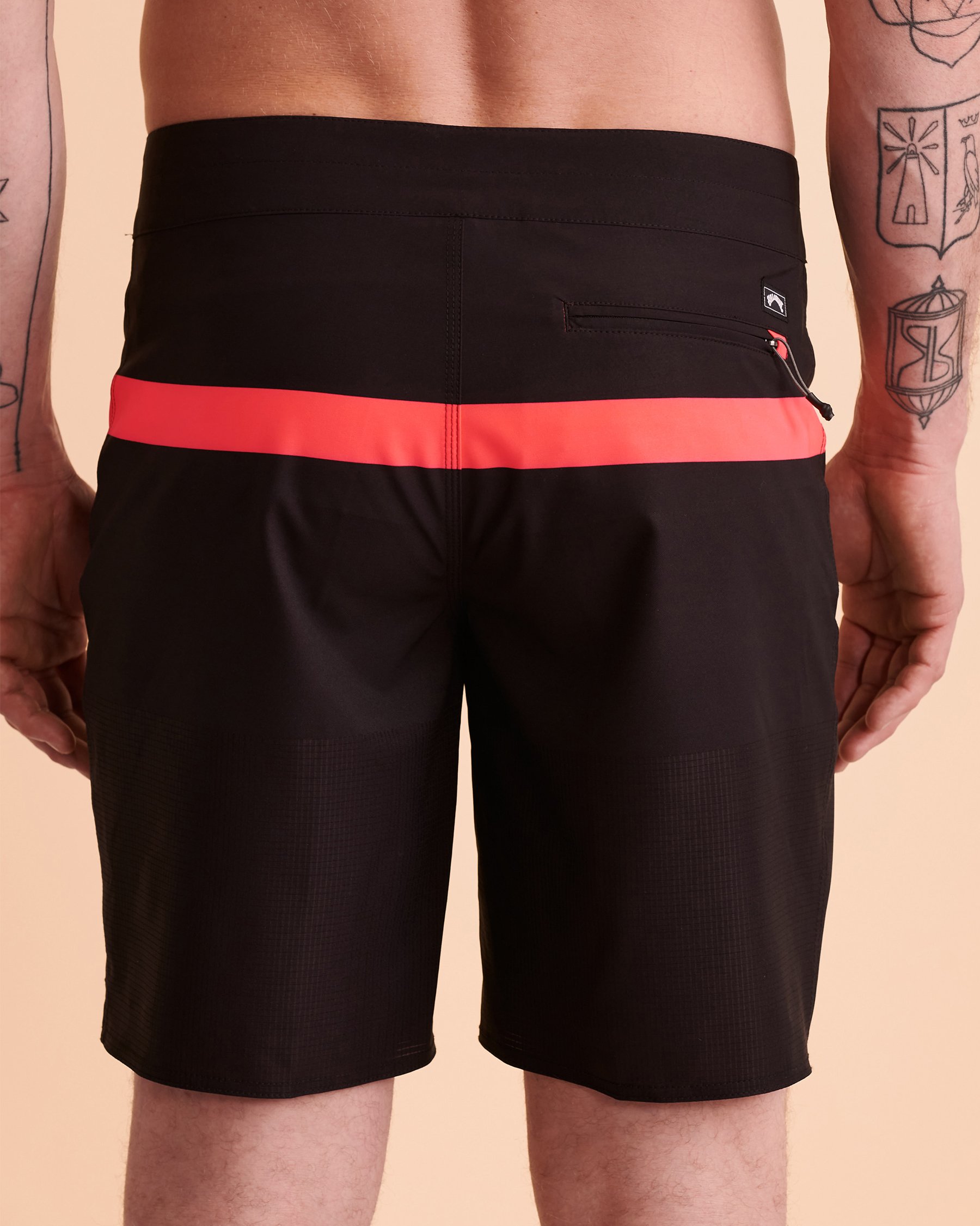BILLABONG MOMENTUM AIRLITE Boardshort Swimsuit Black and red ABYBS00325 - View2