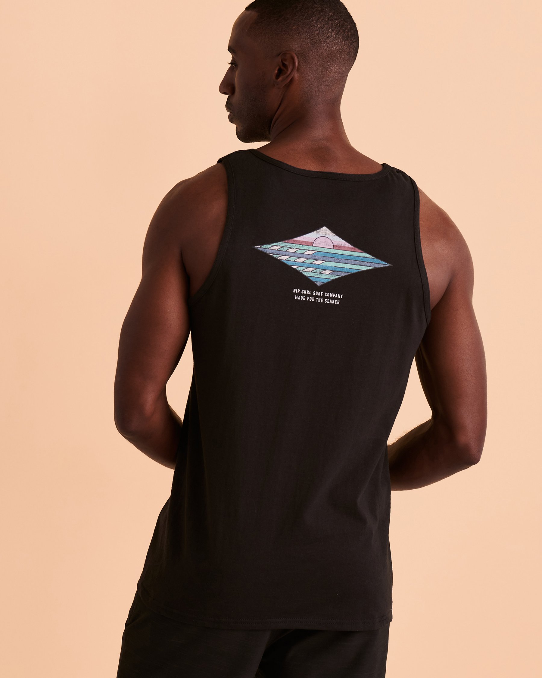 RIP CURL Camisole LINE UP Noir délavé 09CMTE - Voir2