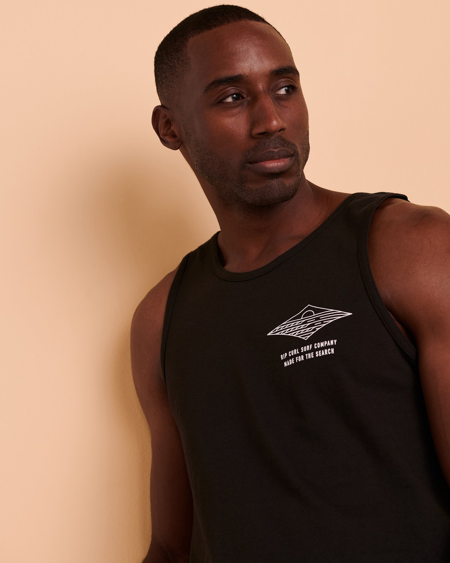 RIP CURL Camisole LINE UP Noir délavé 09CMTE - Voir3