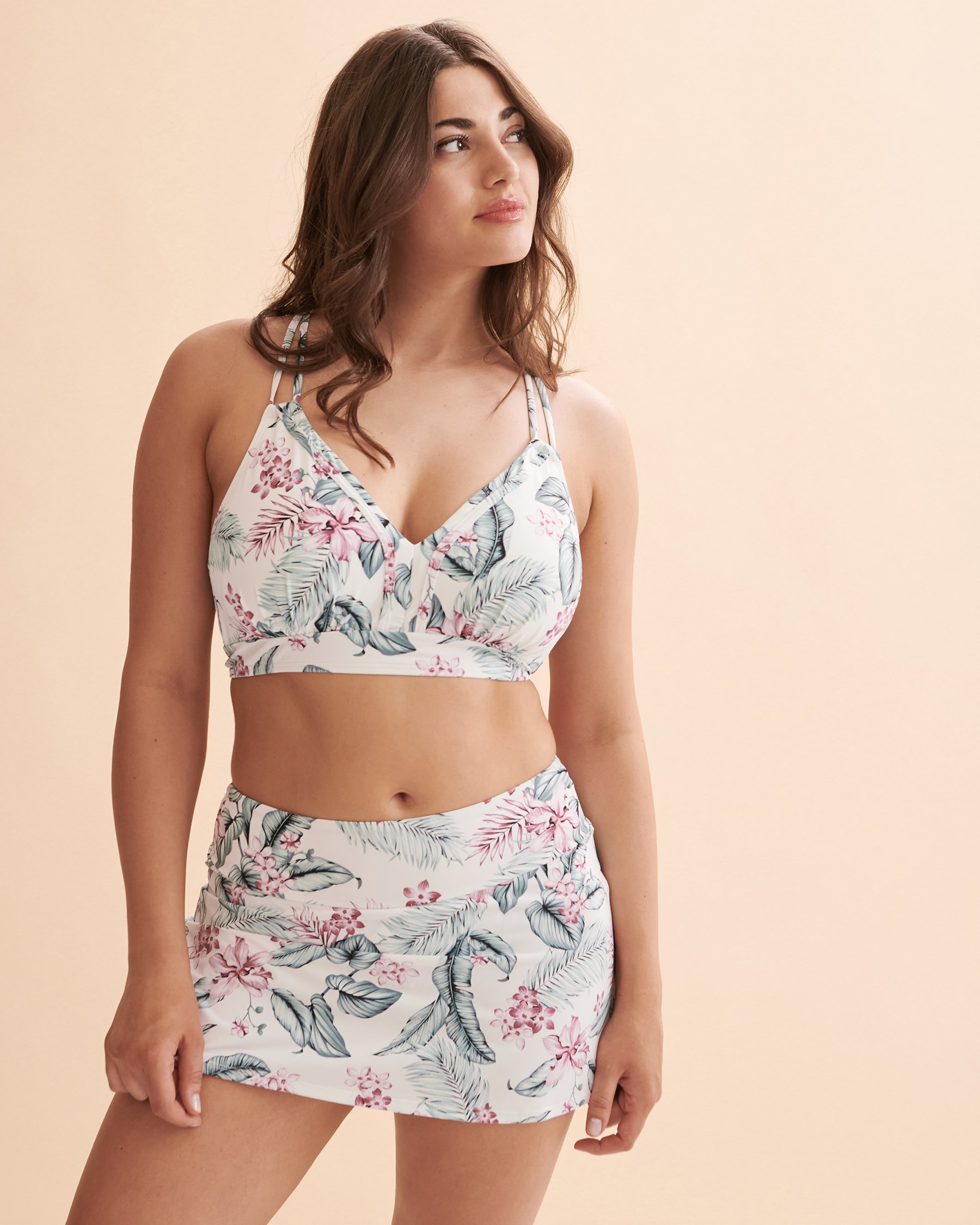 EAU DE SEA White Tropical D Cup Bralette Bikini Top White tropical 01200053 - View5