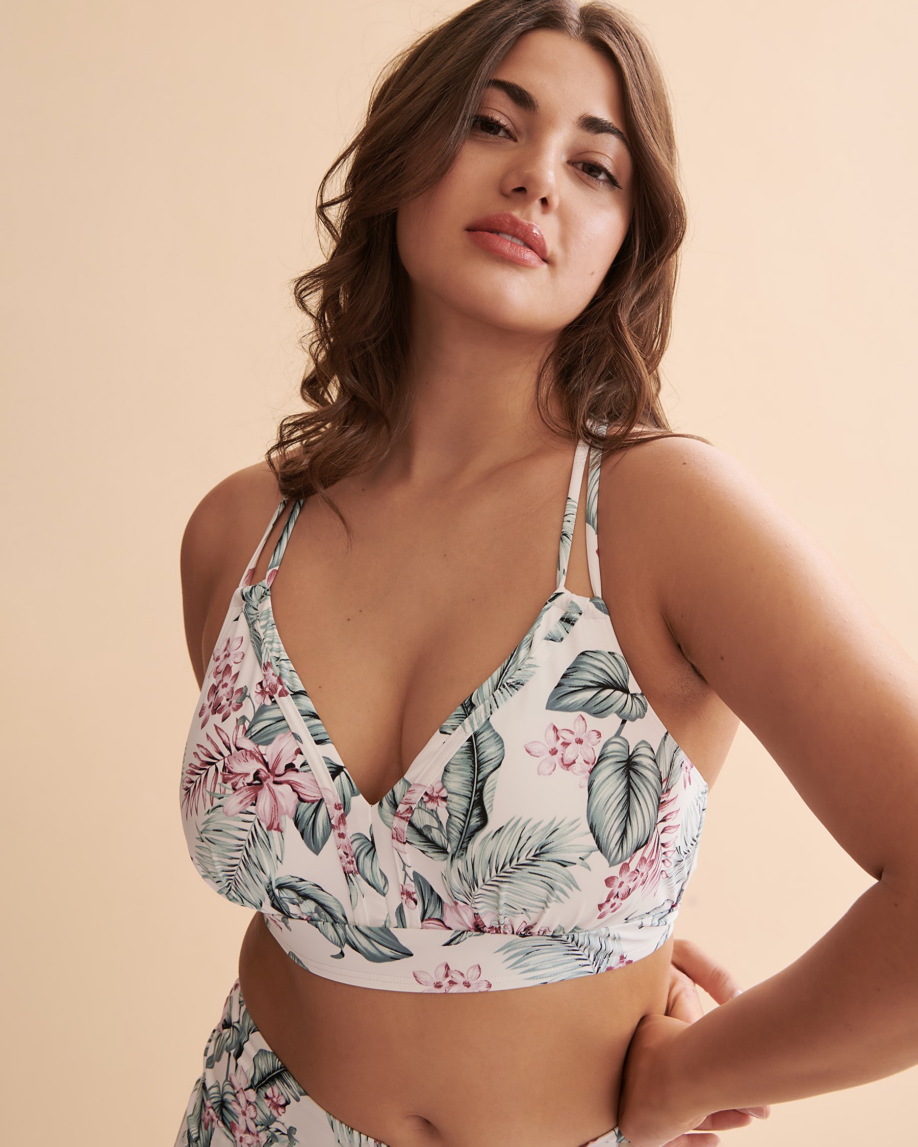 EAU DE SEA White Tropical D Cup Bralette Bikini Top White tropical 01200053 - View7