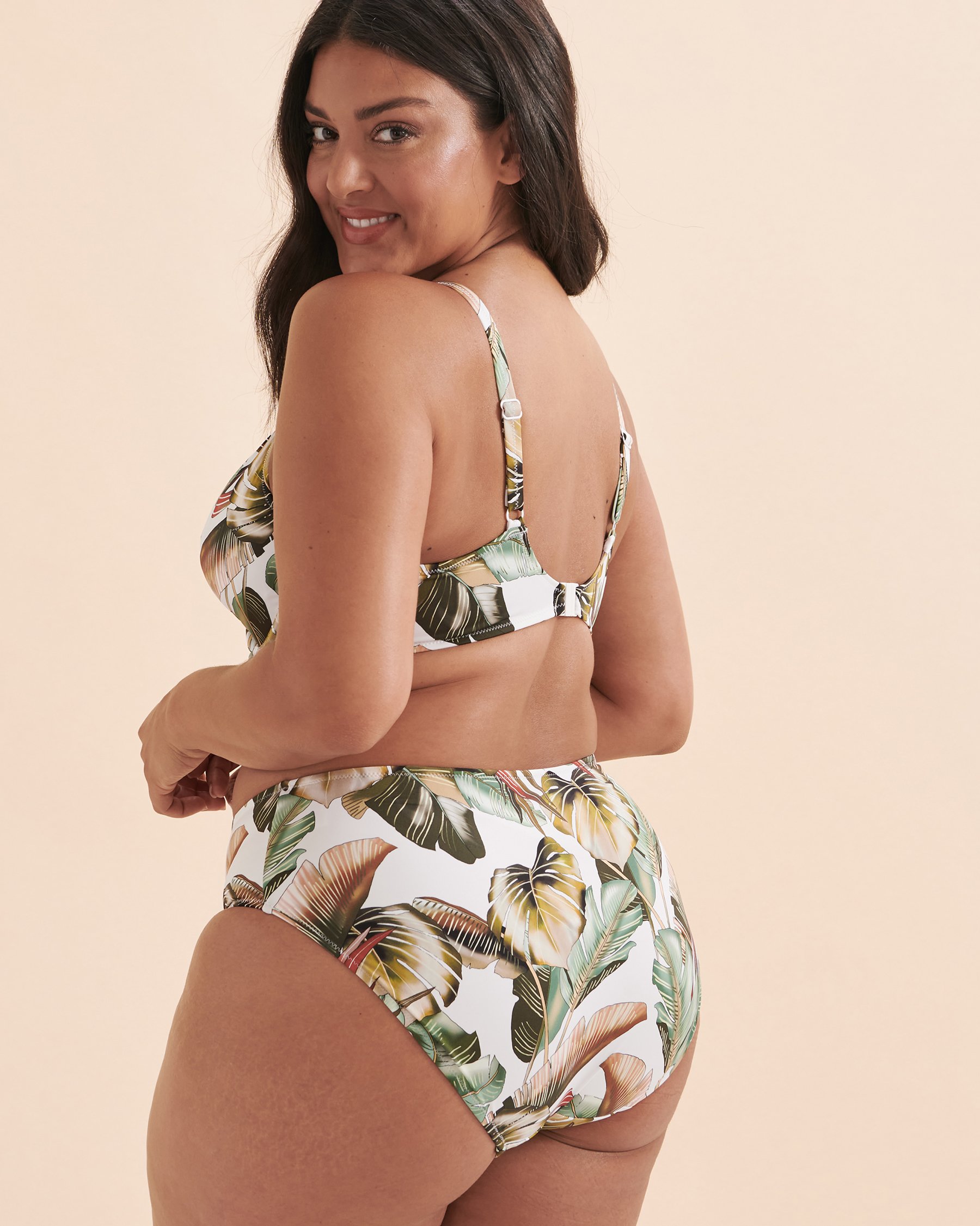 FANTASIE Kinabalu DD/E/F Cup Plunge Bikini Top Jungle FS503205 - View2