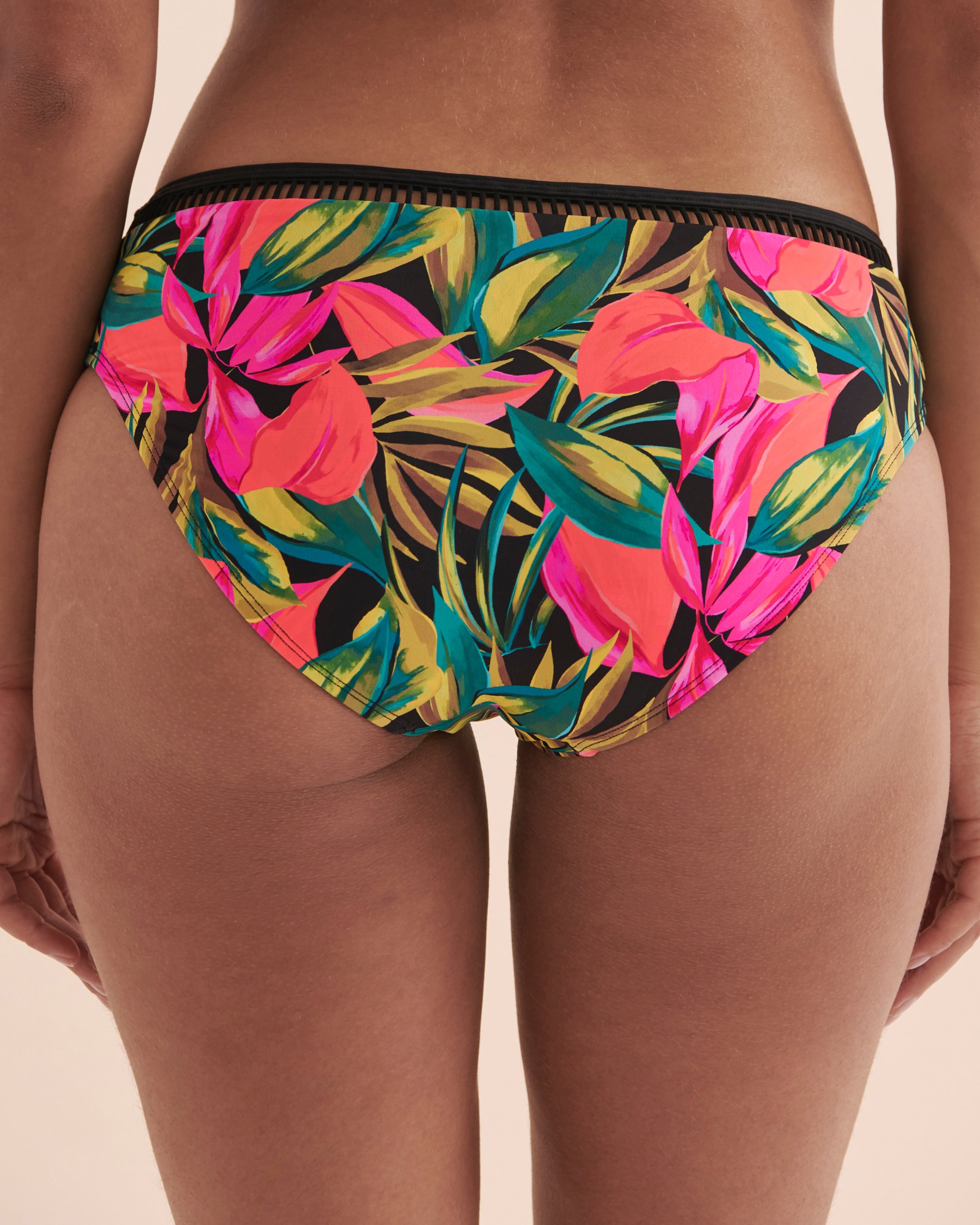 SKYE Bas de bikini Castaway Tropical noir SK75635 - View2