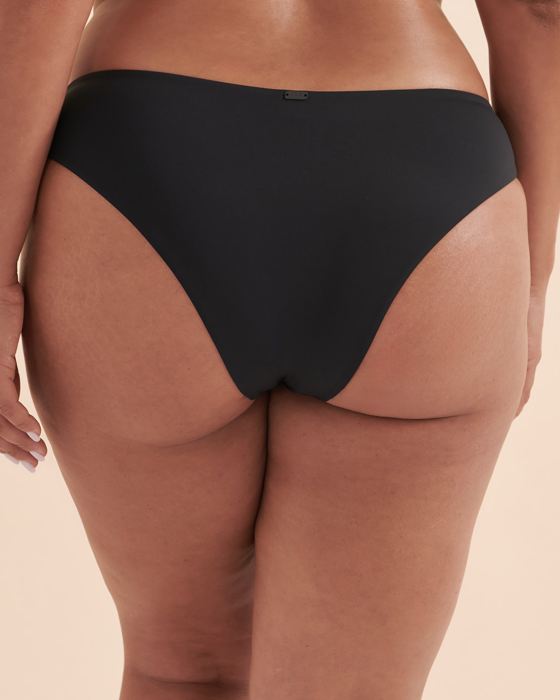 TROPIK Solid Cheeky Bikini Bottom Black 01300238 - View6