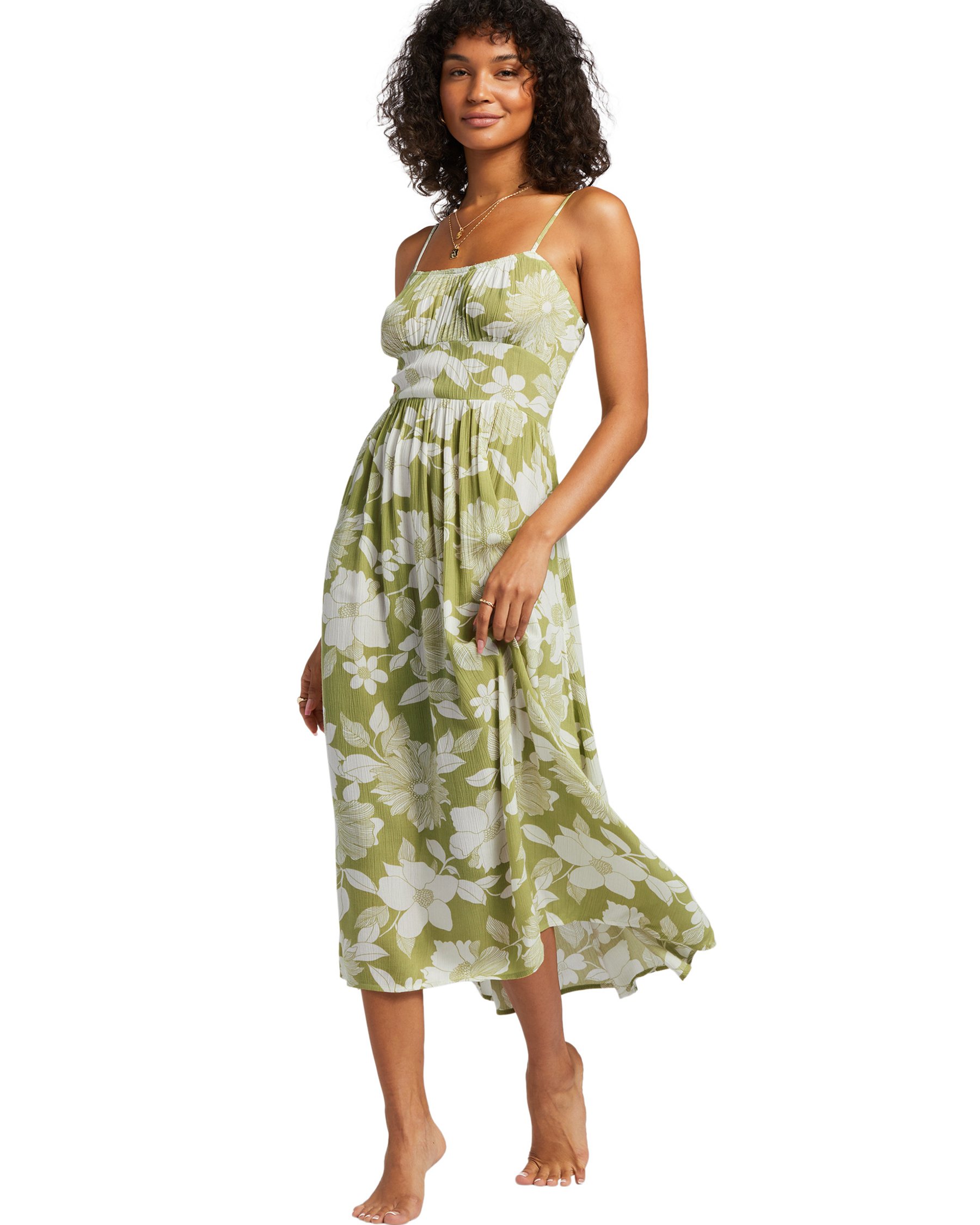 BILLABONG Your Babe Midi Dress Summer flowers ABJWD00574 - View3