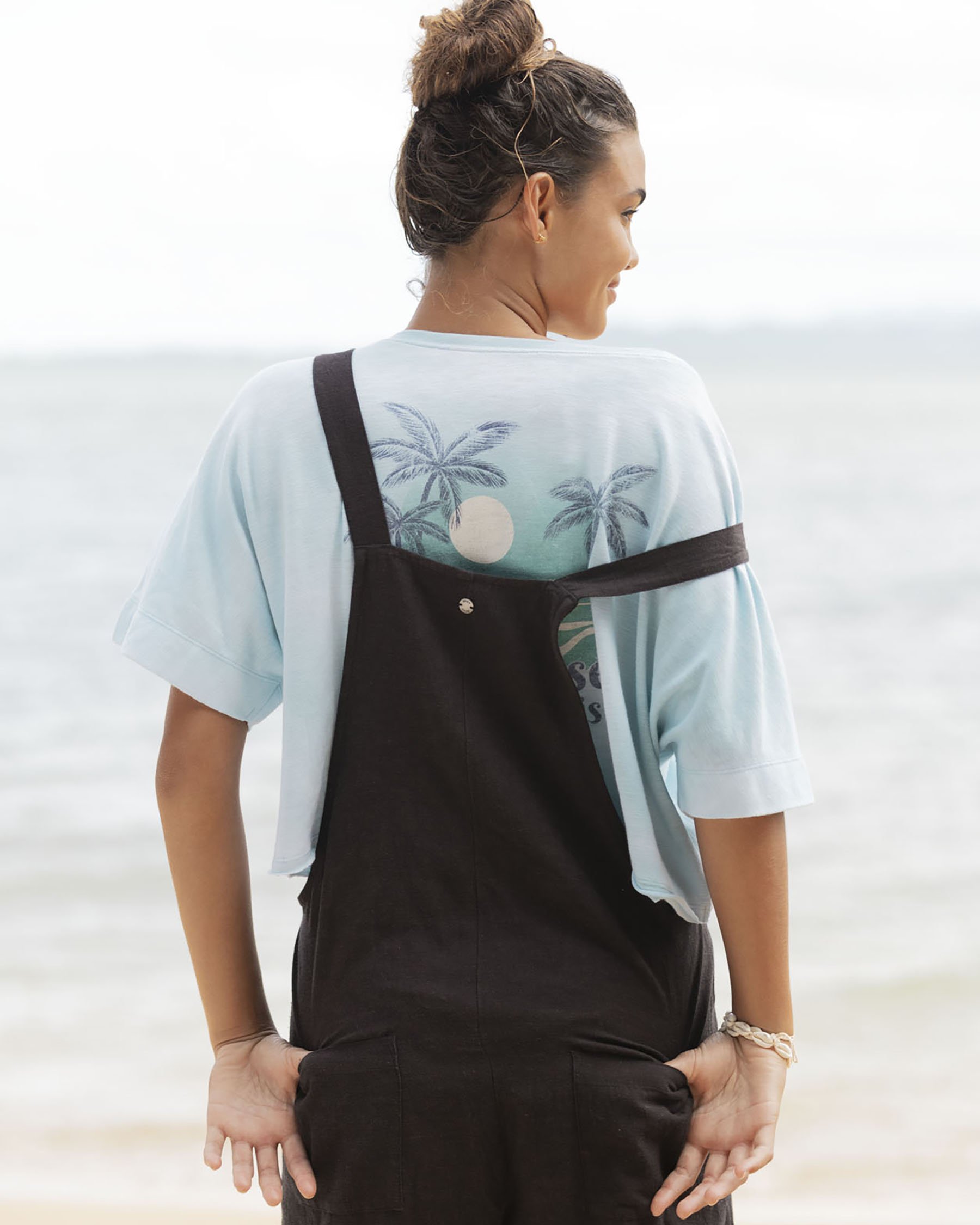 ROXY BACK TO GOODBYE Overalls Off black ERJWD03617 - View1
