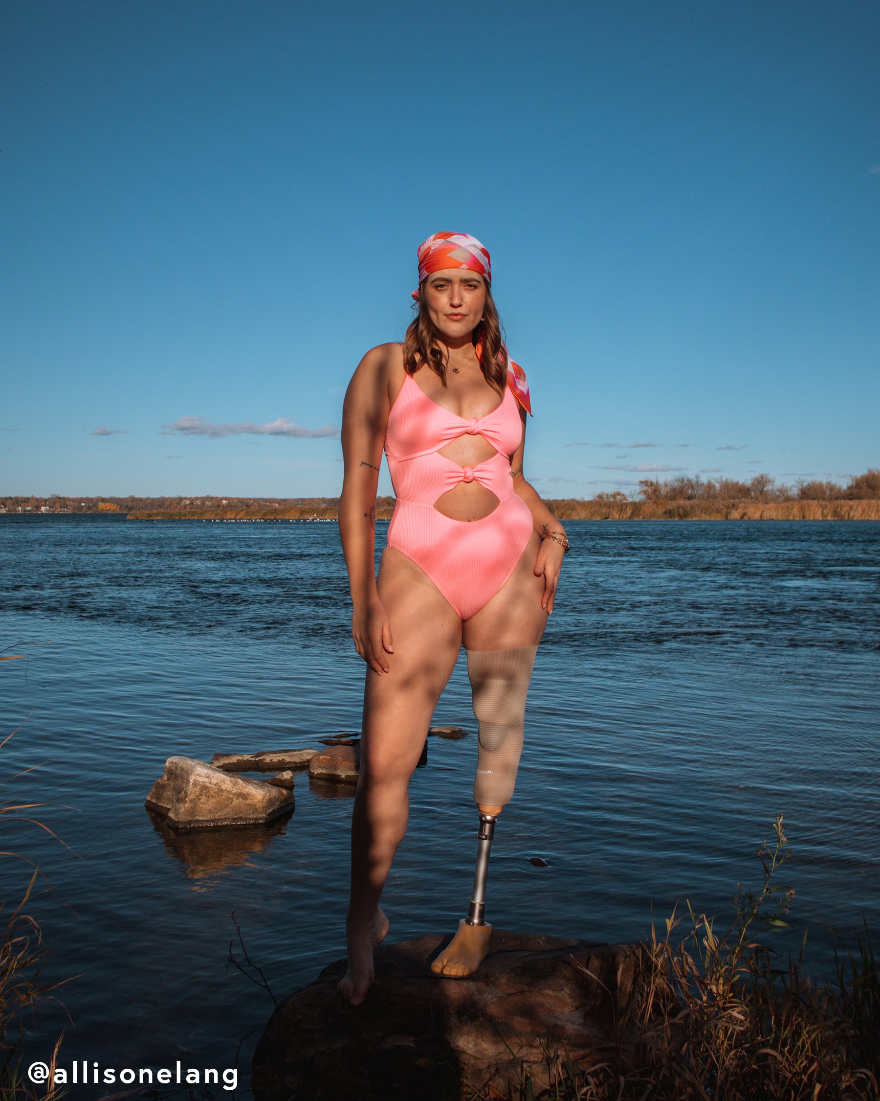 TROPIK Cotton Candy Ribbed One-piece Swimsuit Cotton candy 01400041 - View2