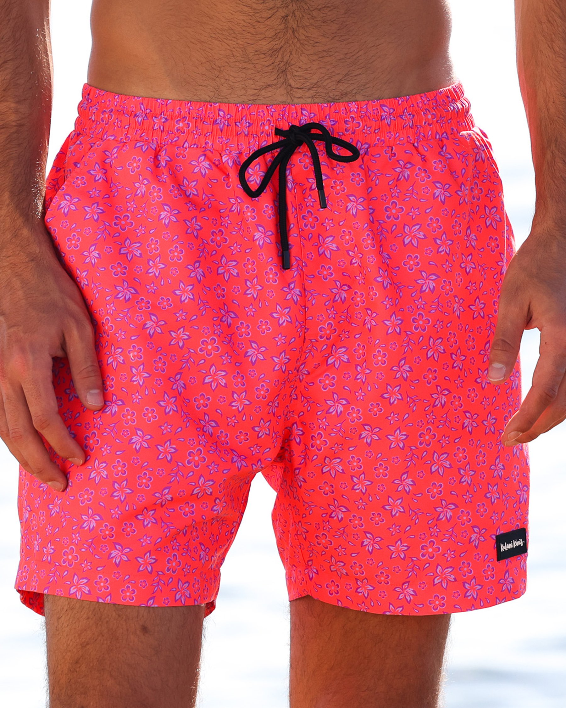 KULANI KINIS Kiss Me Volley Simwsuit Pink and purple TRUNK110KIME - View4