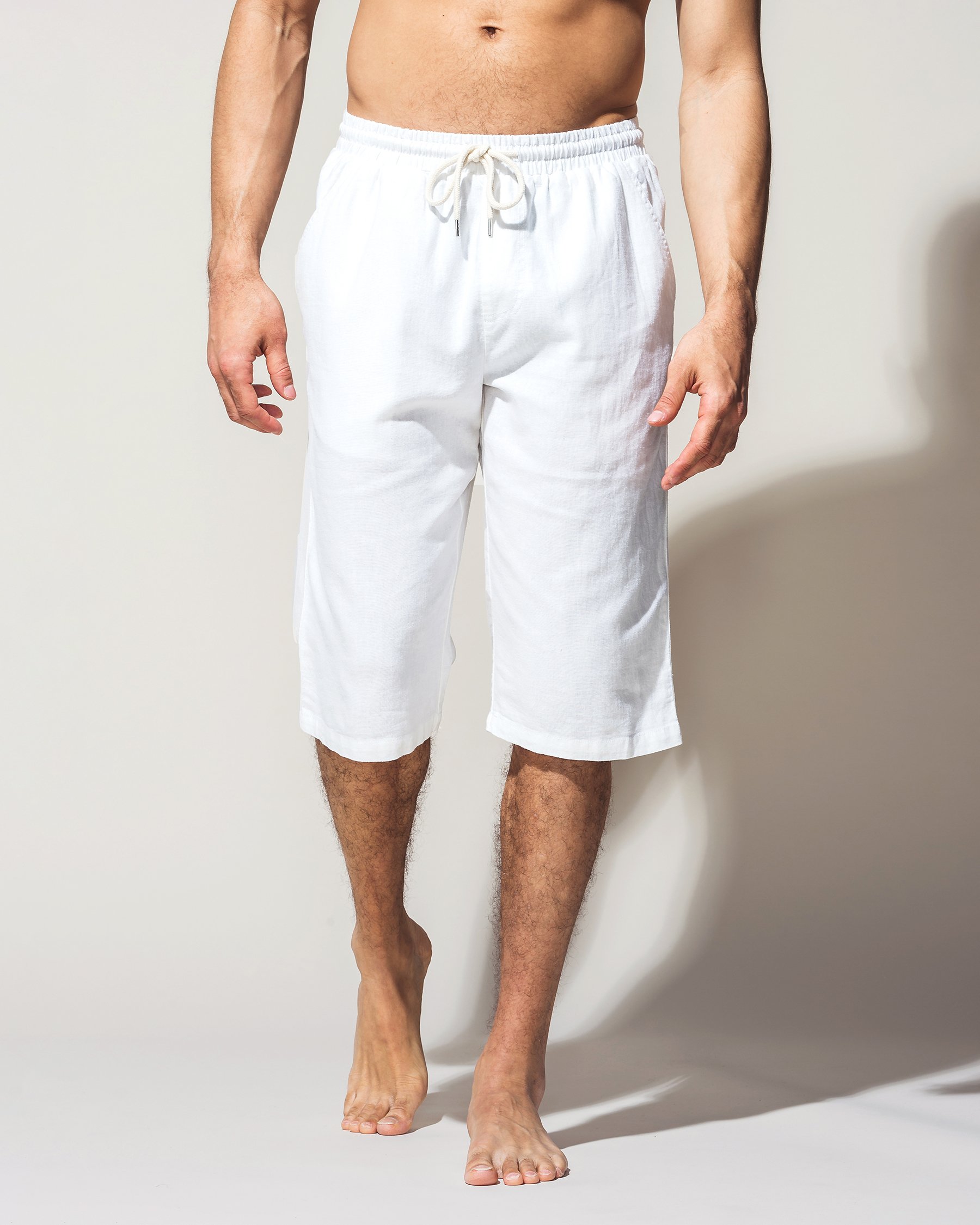 OCEAN Bermuda en lin OCEAN Blanc 598-785-2-79 - Voir1