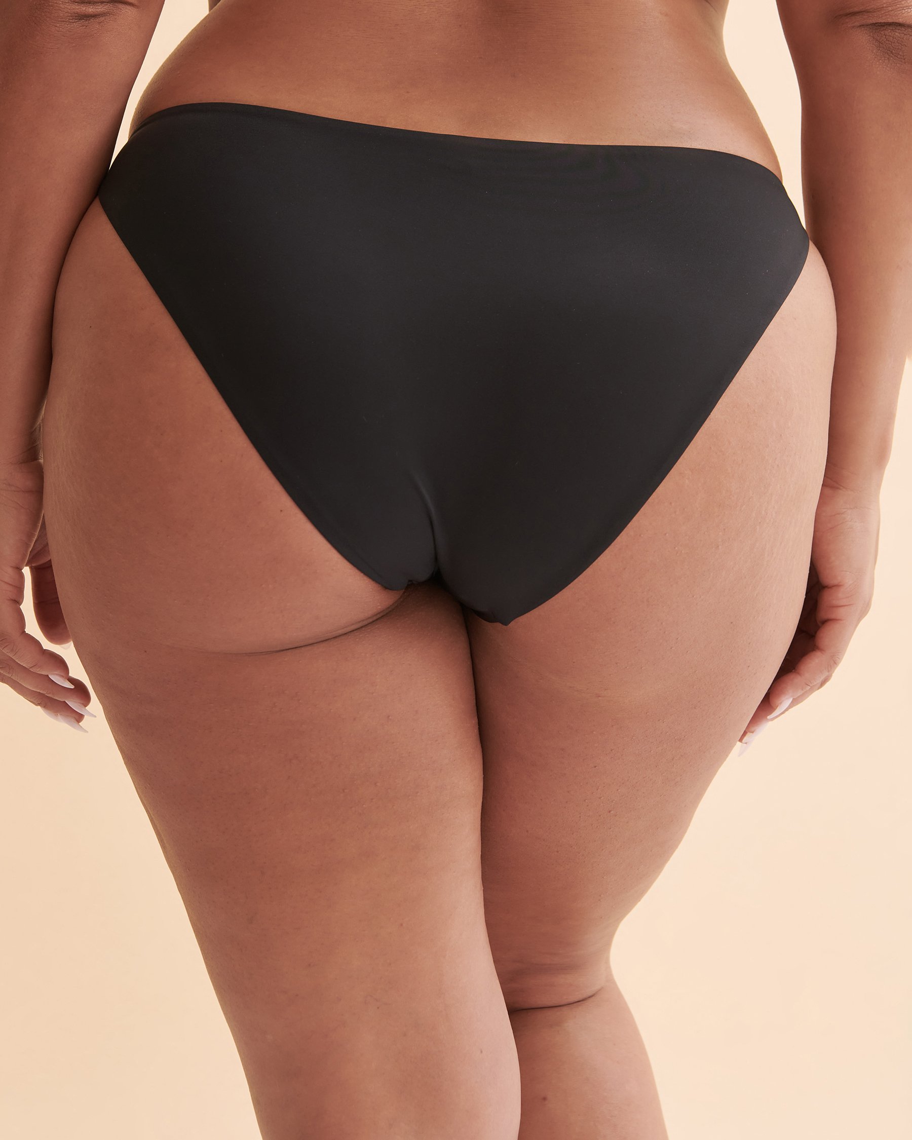 SANTEMARE CHAIN Brazilian Bikini Bottom Black 01300177 - View2