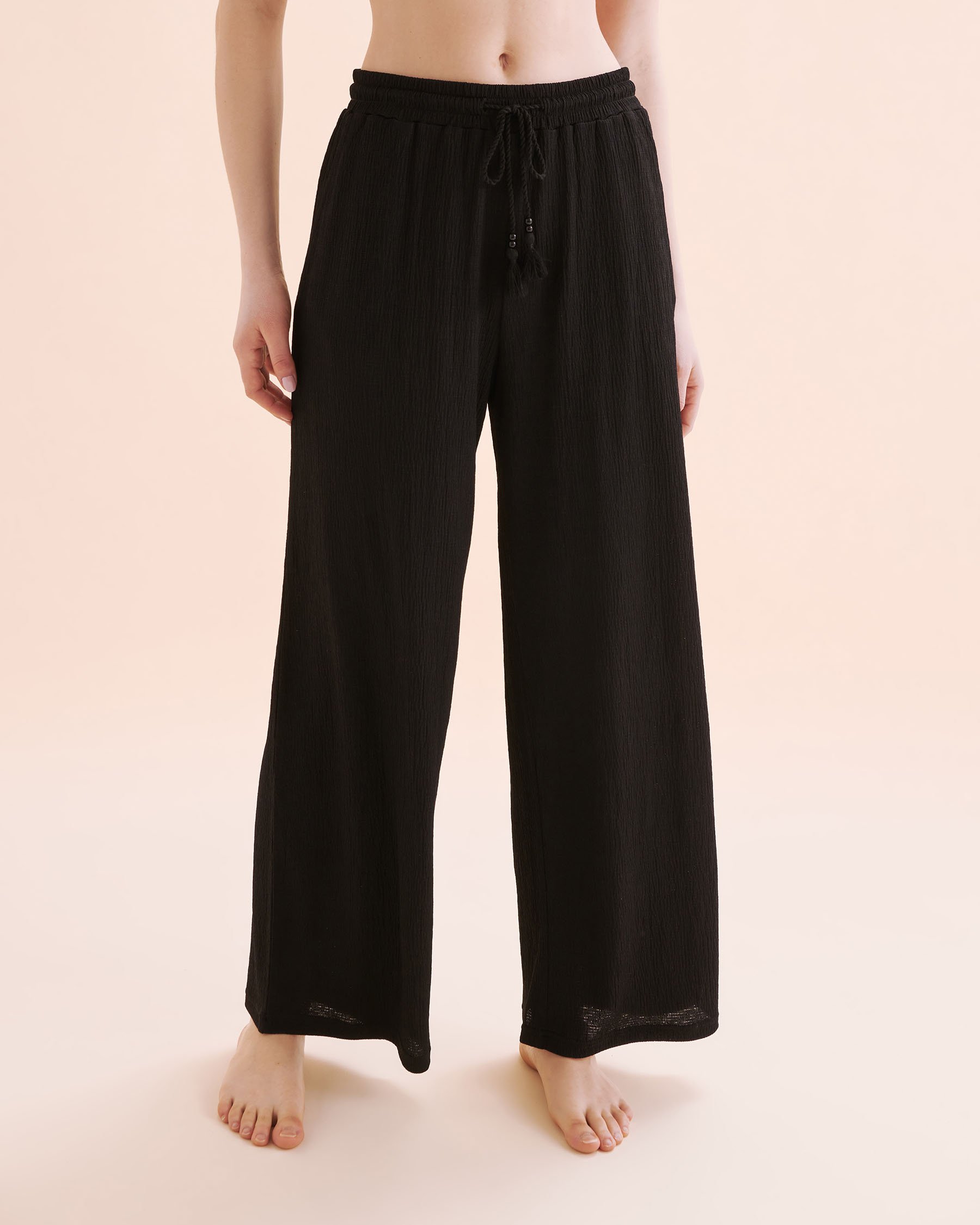 TROPIK Poly Crinkle Pant Black 02200085 - View1