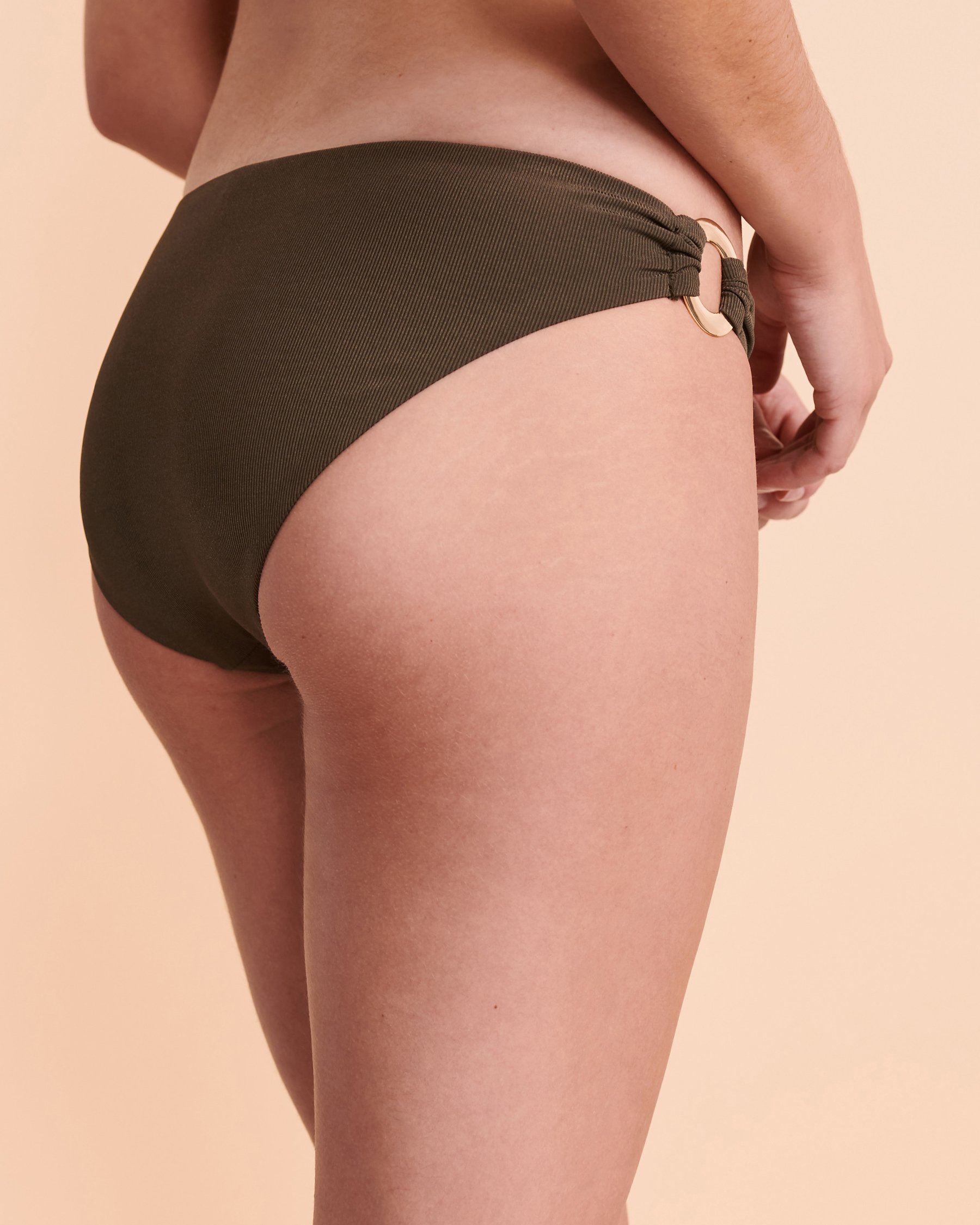 SANTEMARE BRIGHTON Ring Bikini Bottom Khaki 01300081 - View2