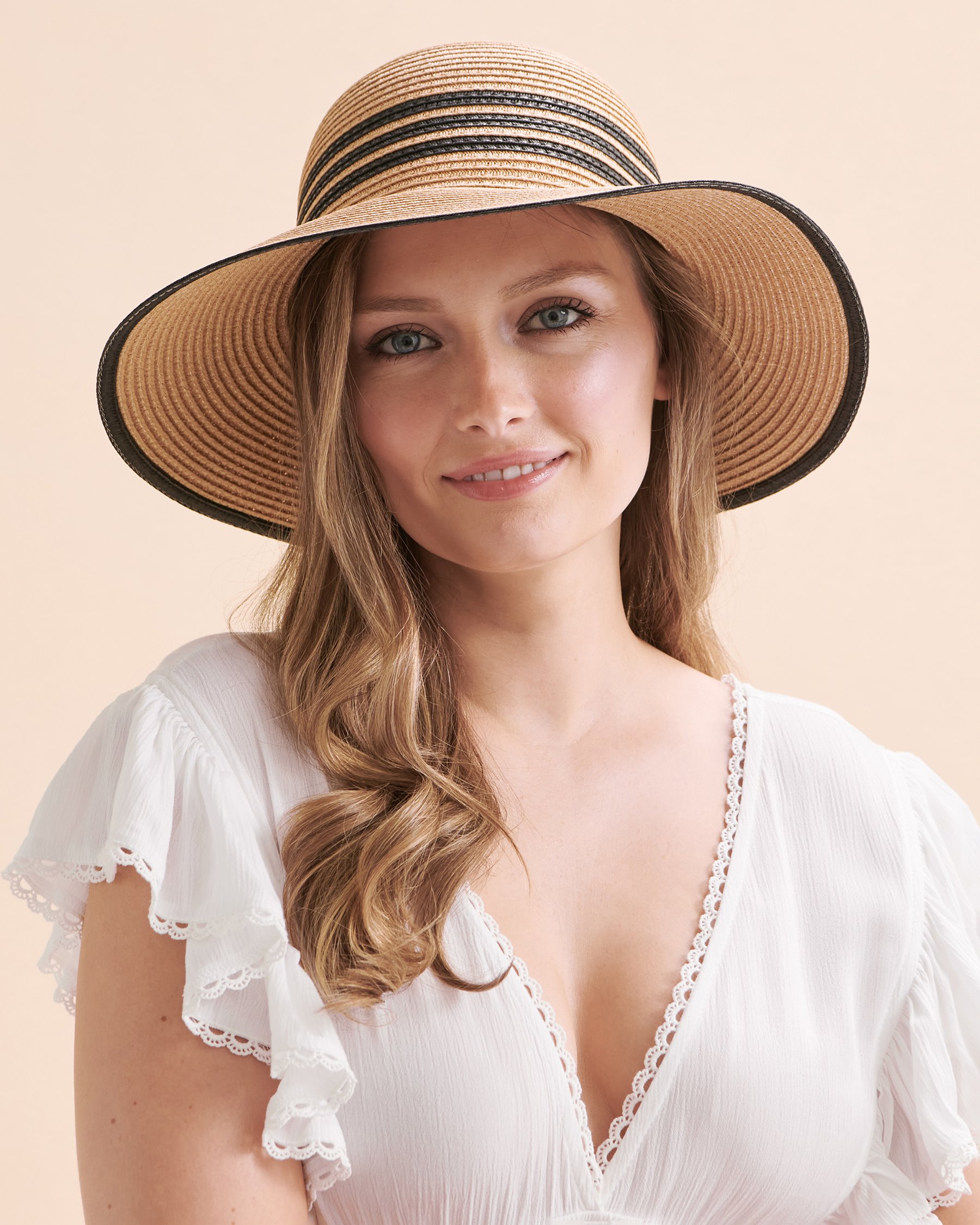SARAJANE Chapeau cloche Paille/Noir 24SJ2005 - View1