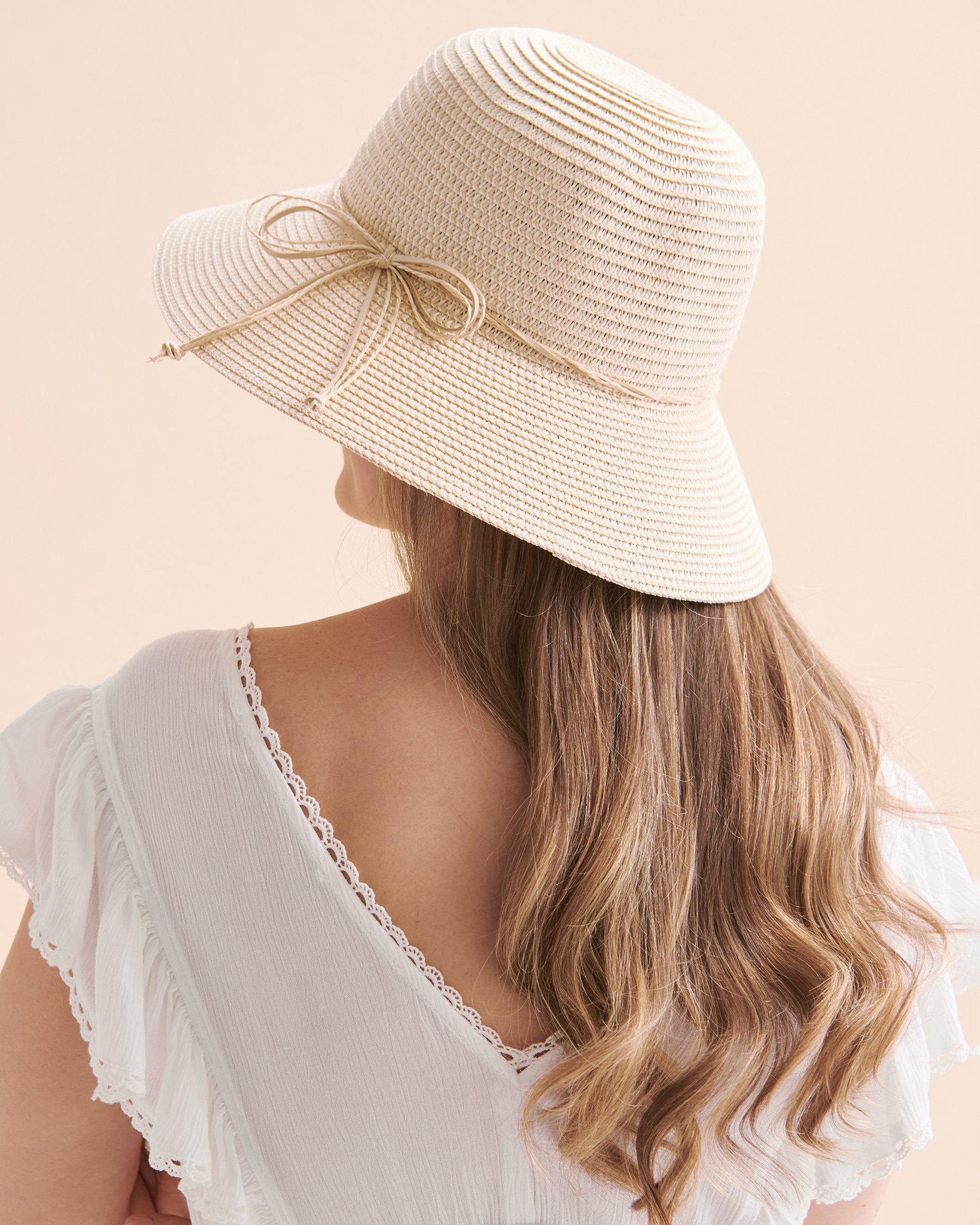 SARAJANE Bucket Hat Ivory/Natural 24SJ2007 - View2