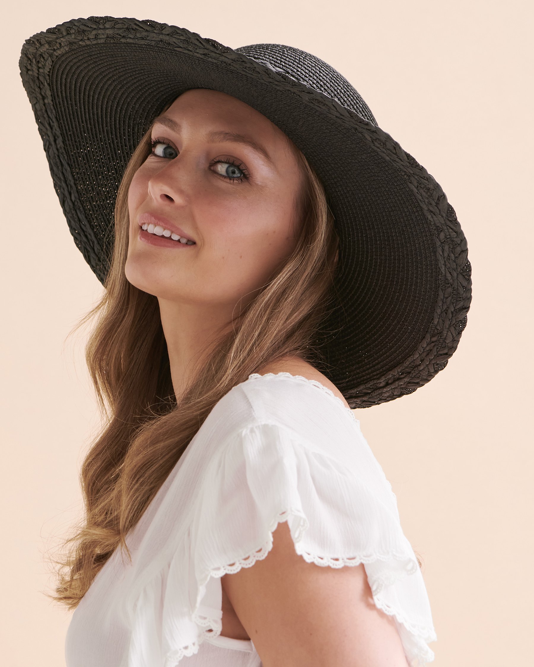 SARAJANE Chapeau en paille Noir 24SJ2008 - View2