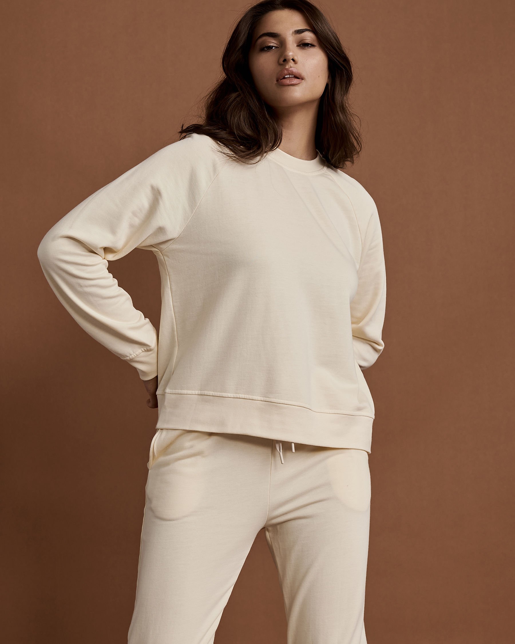 VITAMIN A Long Sleeve Shirt Neutral 100SW - View3