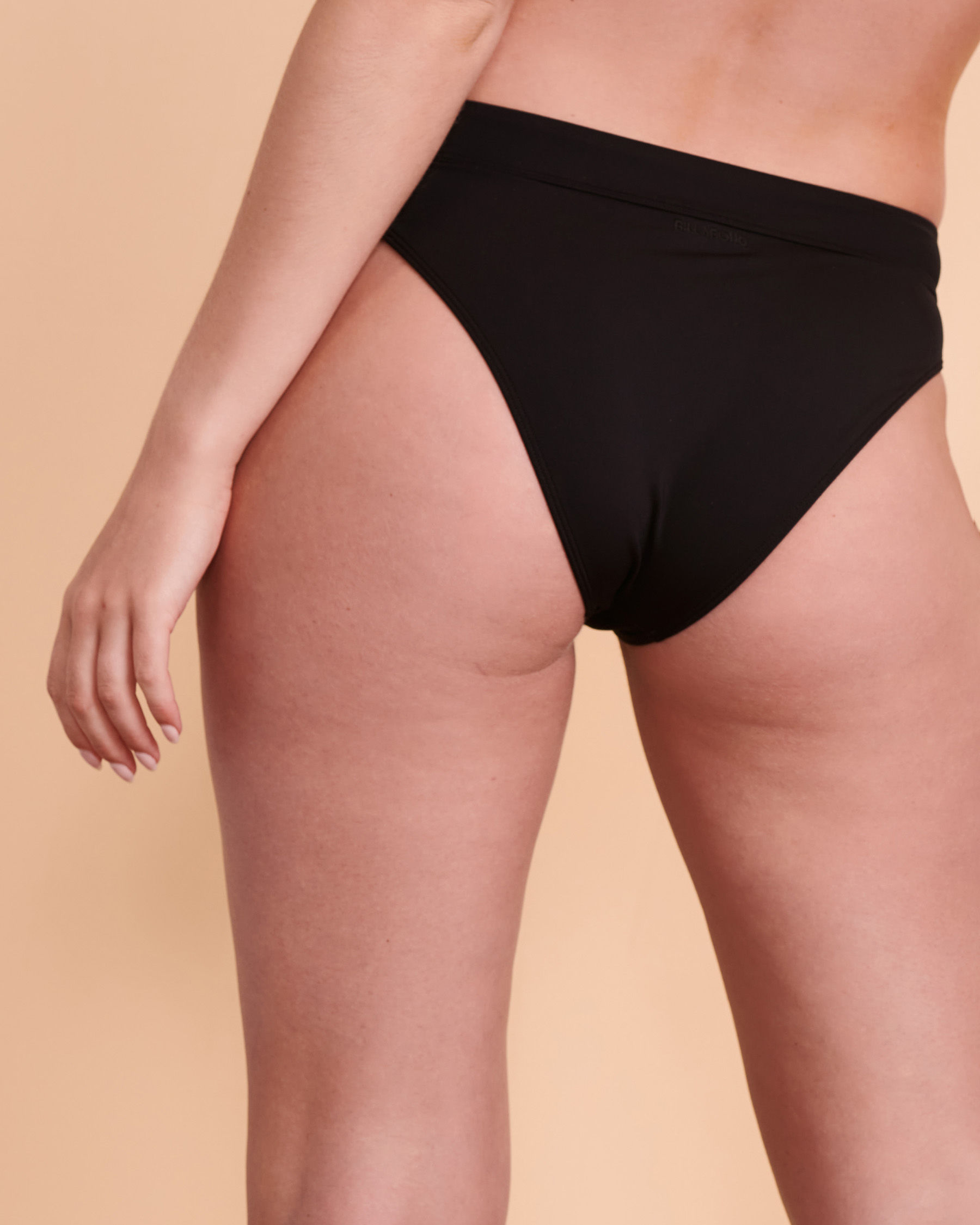 BILLABONG SOL SEARCHER Maui High Leg Bikini Bottom Black XB672BSO - View2