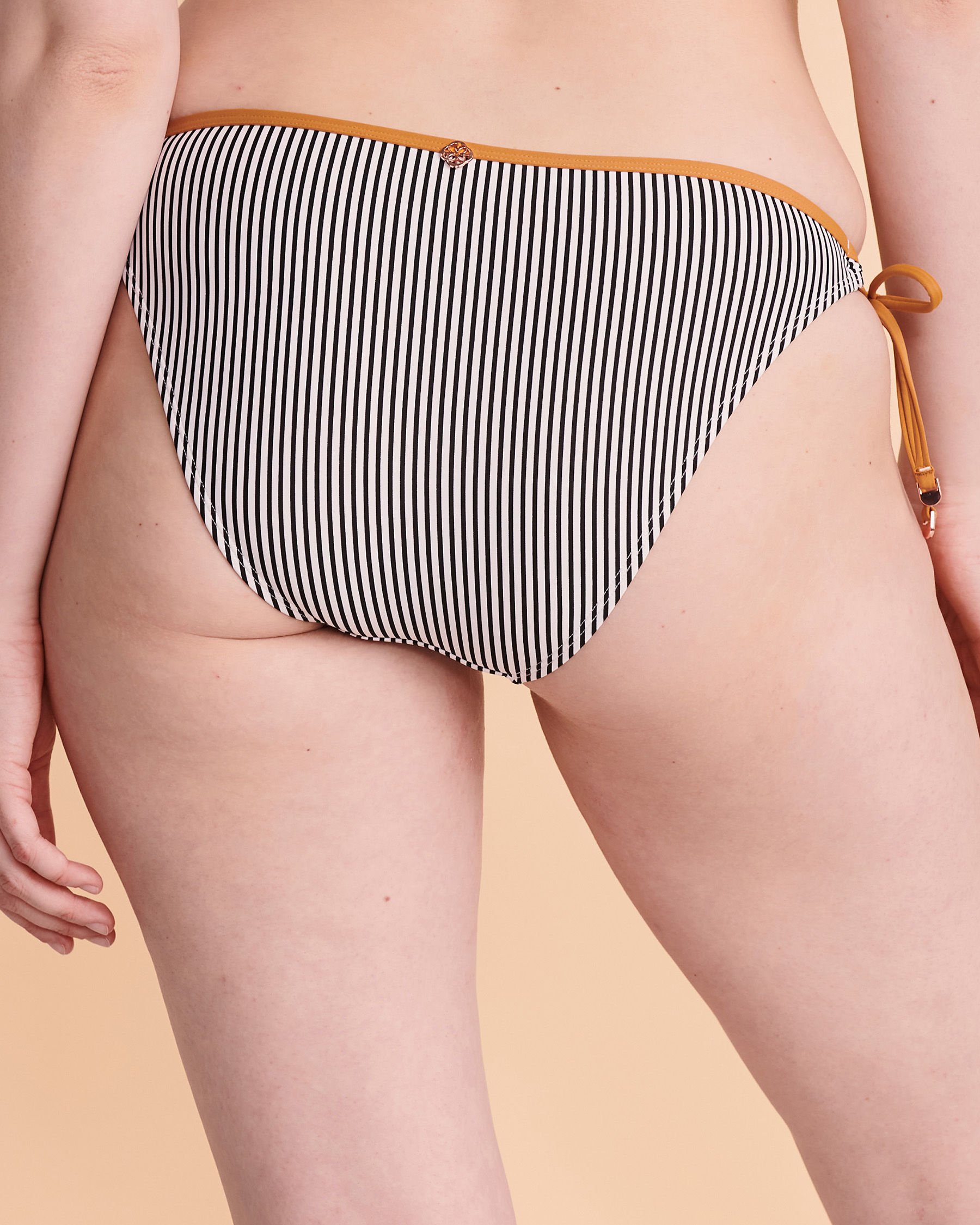 TURQUOISE COUTURE TAUPICAL Brazilian Bikini Bottom Stripes 01300033 - View2