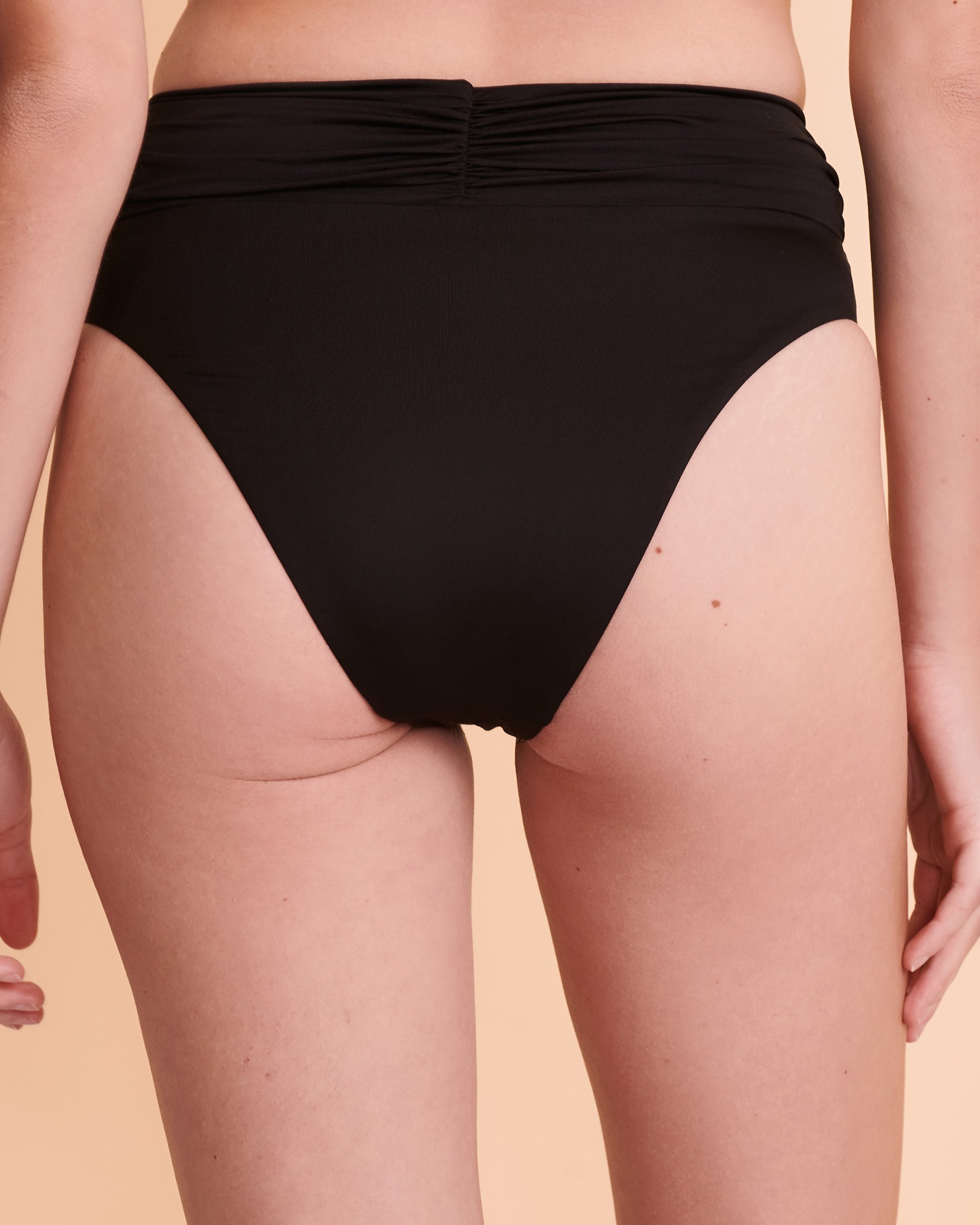 SEAFOLLY ACTIVE High Waist Bikini Bottom Black 40665-058 - View2