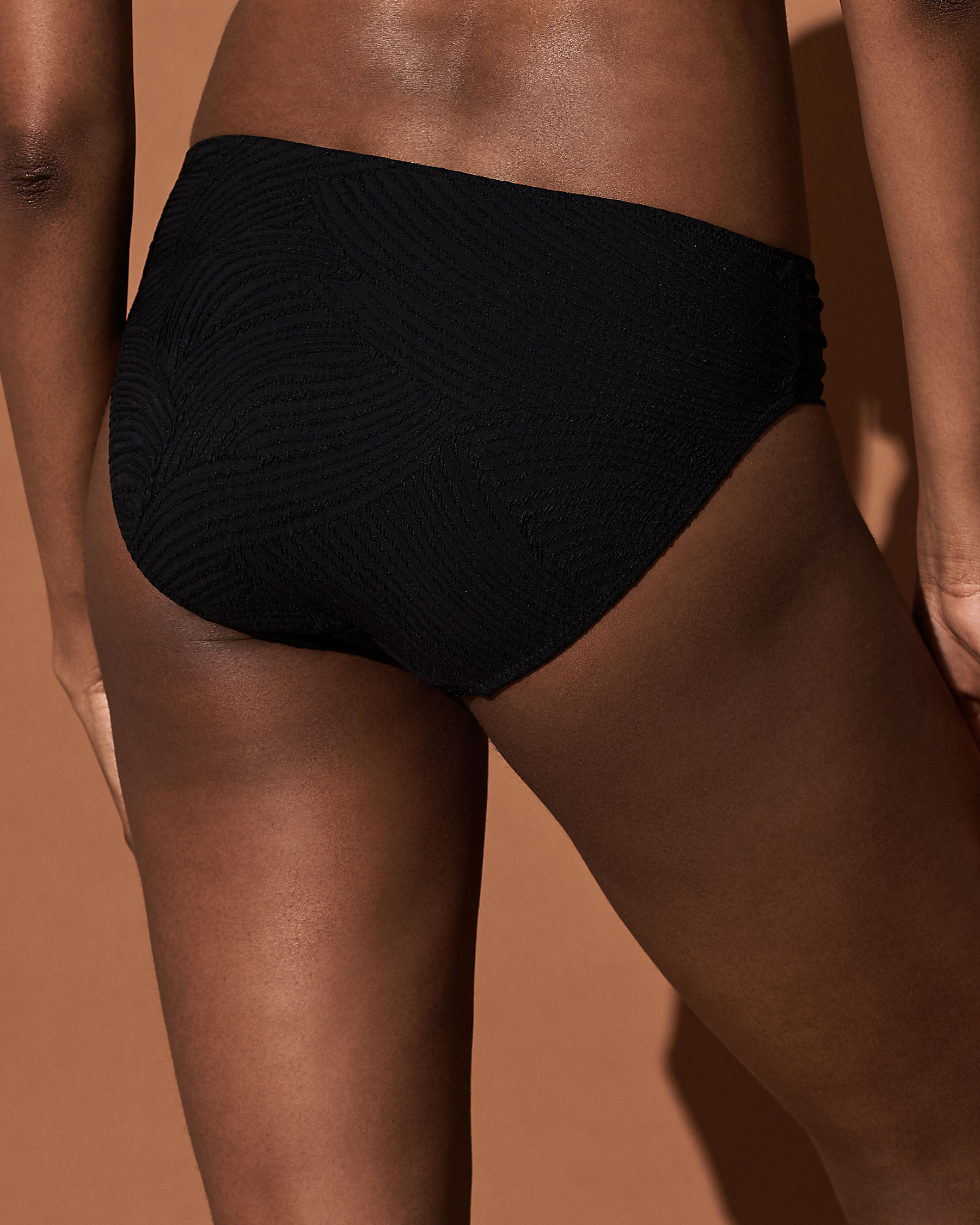 FANTASIE OTTAWA Mid Waist Bikini Bottom Black FS6358 - View2