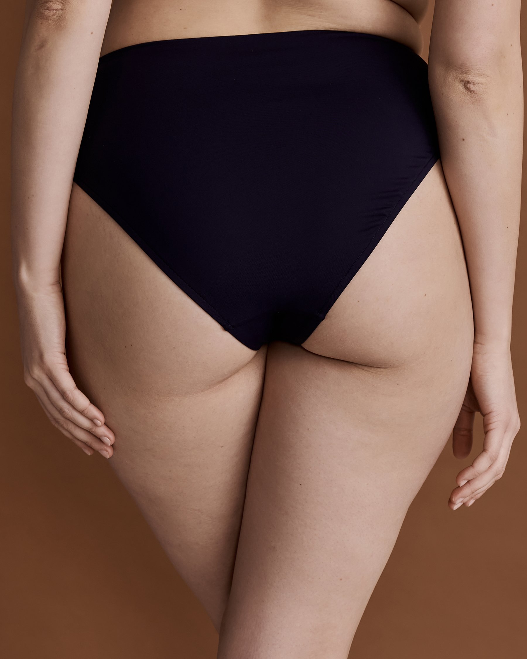 SEA LEVEL ESSENTIALS Retro High Waist Bikini Bottom Stripes SL4491P - View2