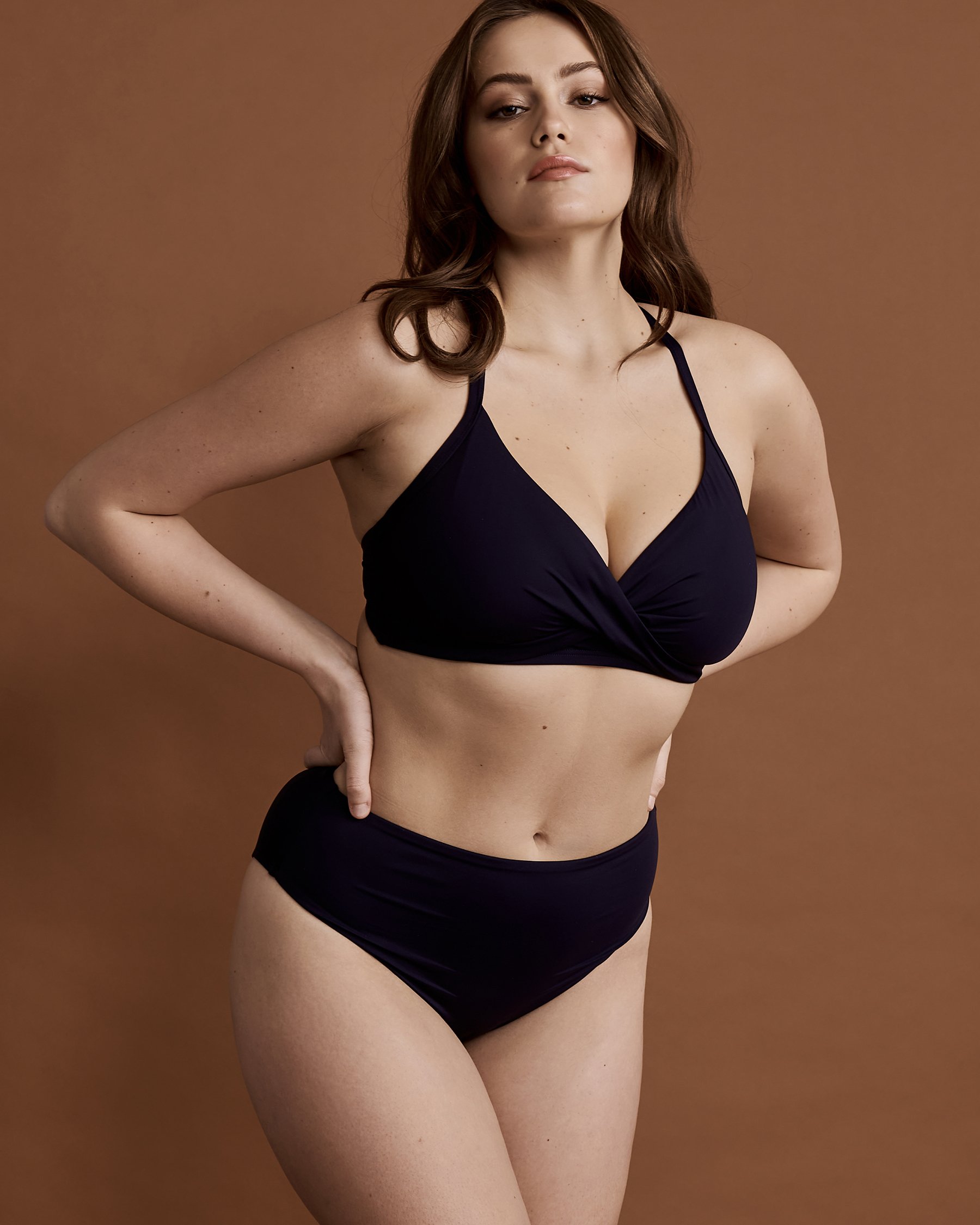 SEA LEVEL ESSENTIALS Retro High Waist Bikini Bottom Stripes SL4491P - View4