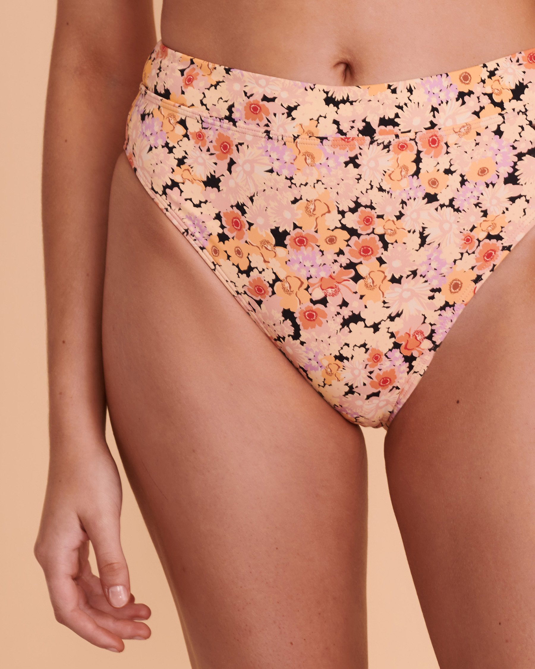 BILLABONG FOREVER DAZED High Waist Bikini Bottom Flowers ABJX400380 - View1