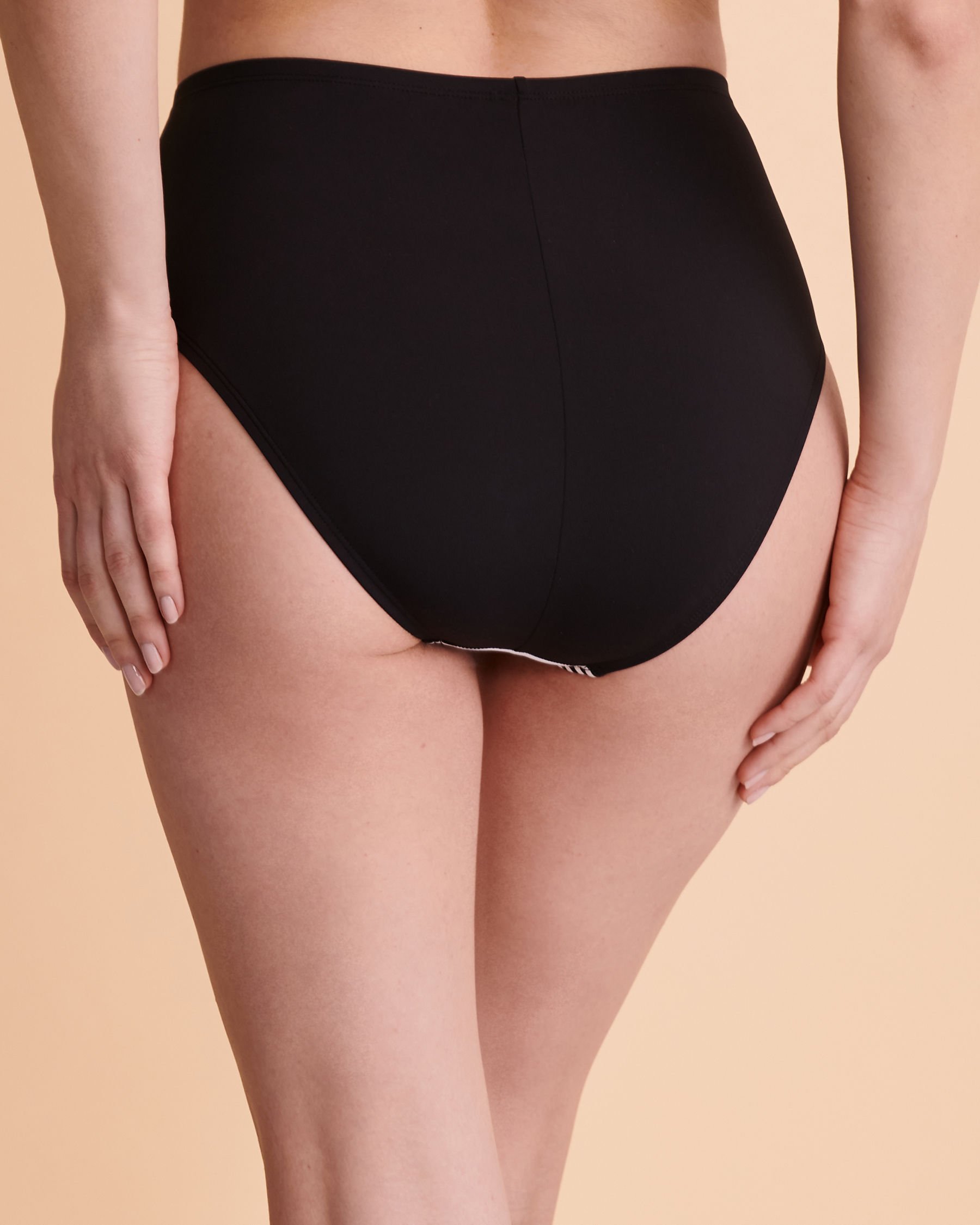 BLEU ROD BEATTIE INSIDE THE LINES High Waist Bikini Bottom Stripes RBIN21906H - View2