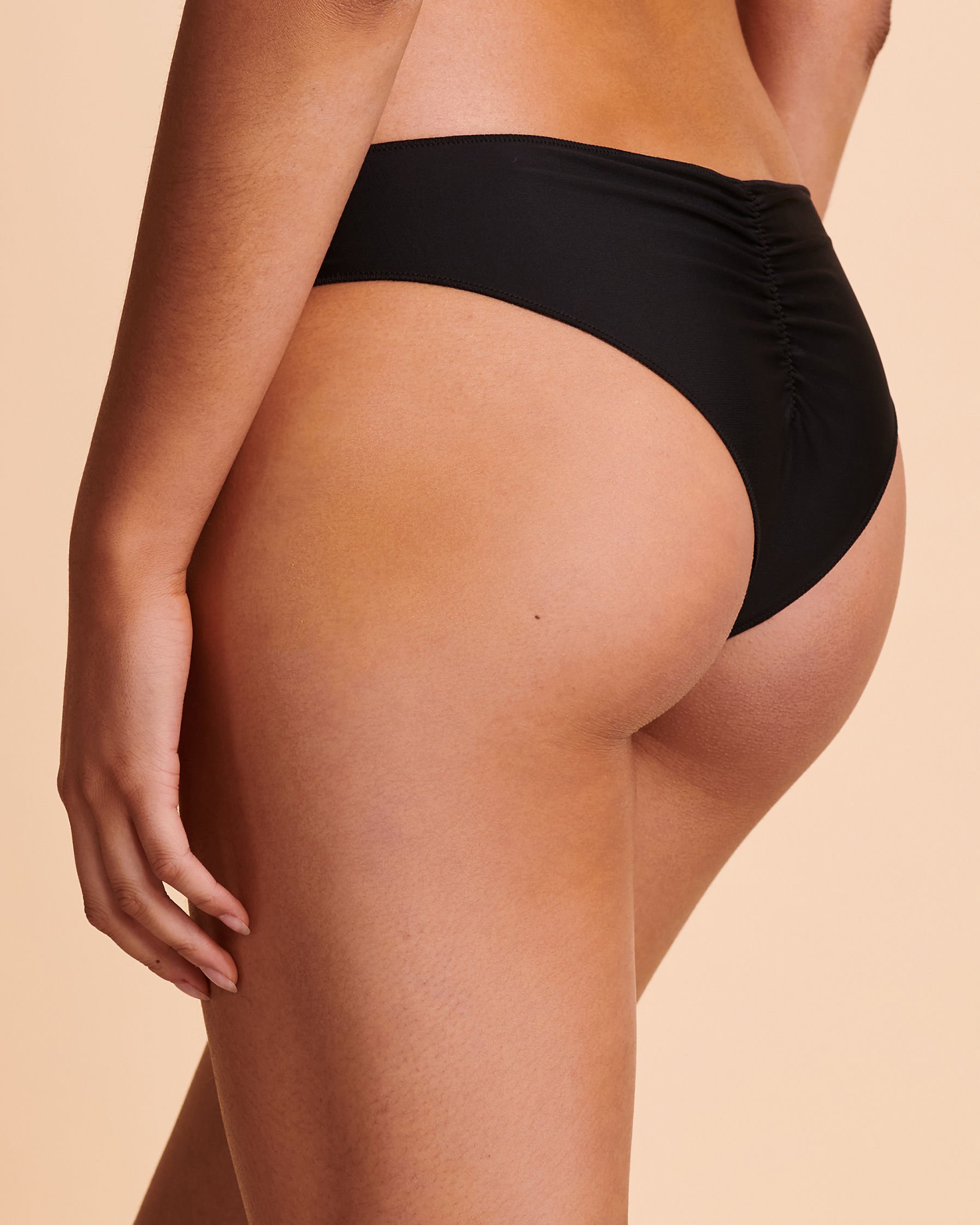 RIP CURL Cheeky Bikini Bottom Black GSIEM9-06 - View2
