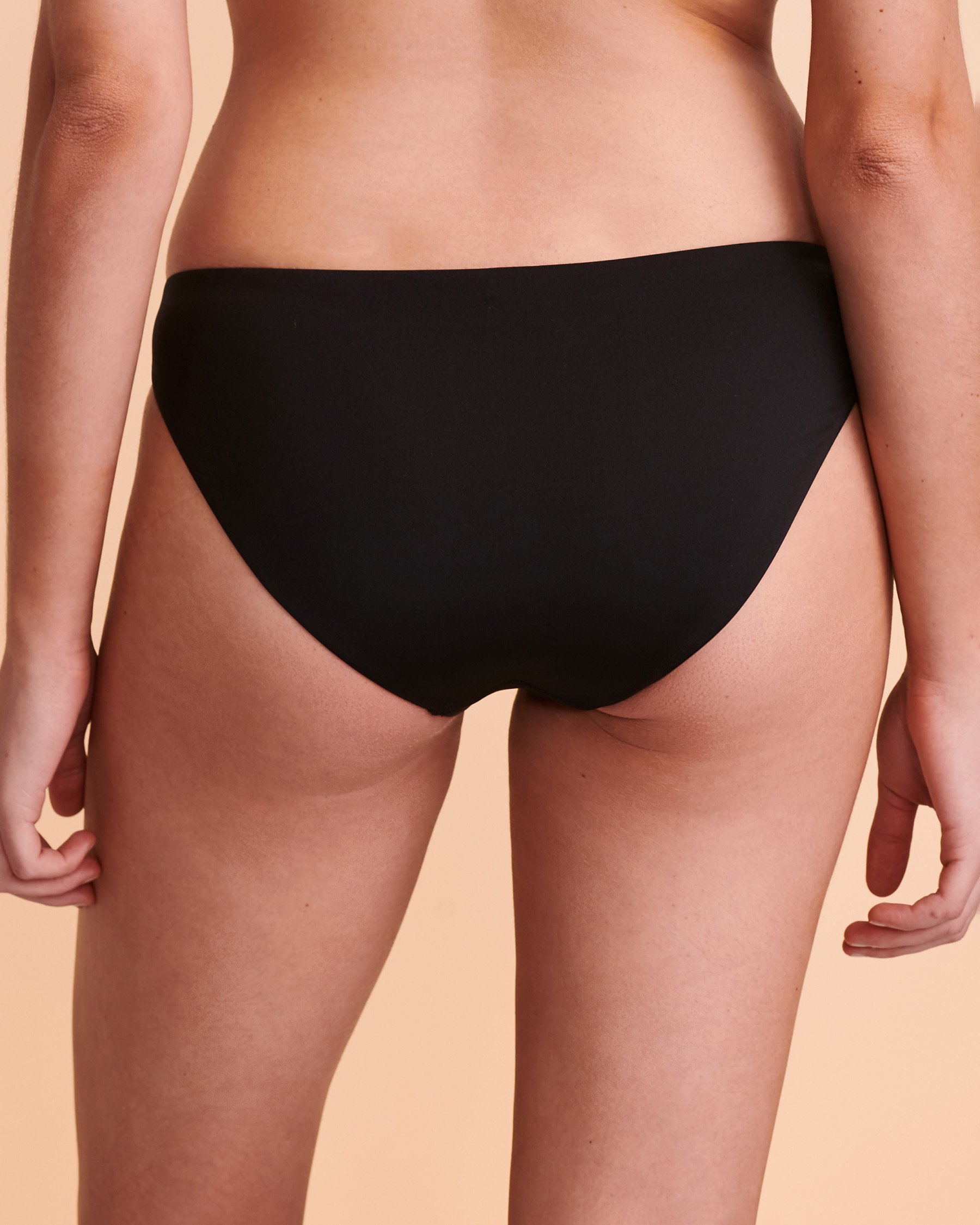 SANTEMARE SOLID Ring Bikini Bottom Black 01300057 - View2