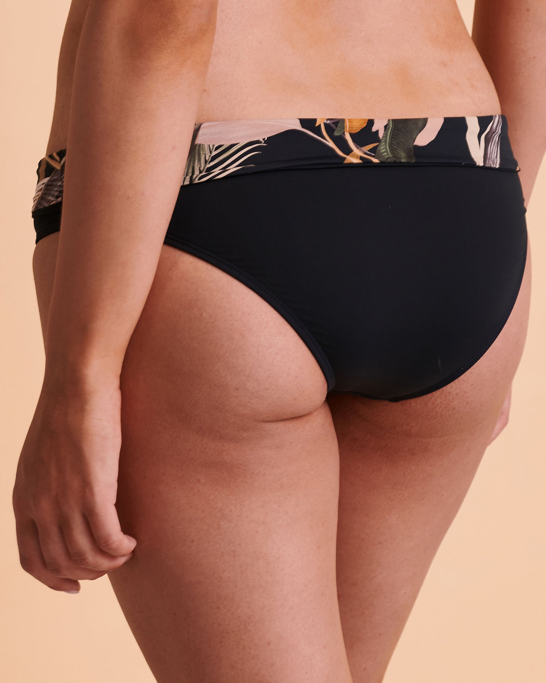 SKYE TASMANIA Bella Foldable Waistband Bikini Bottom Dark print SK71192 - View2