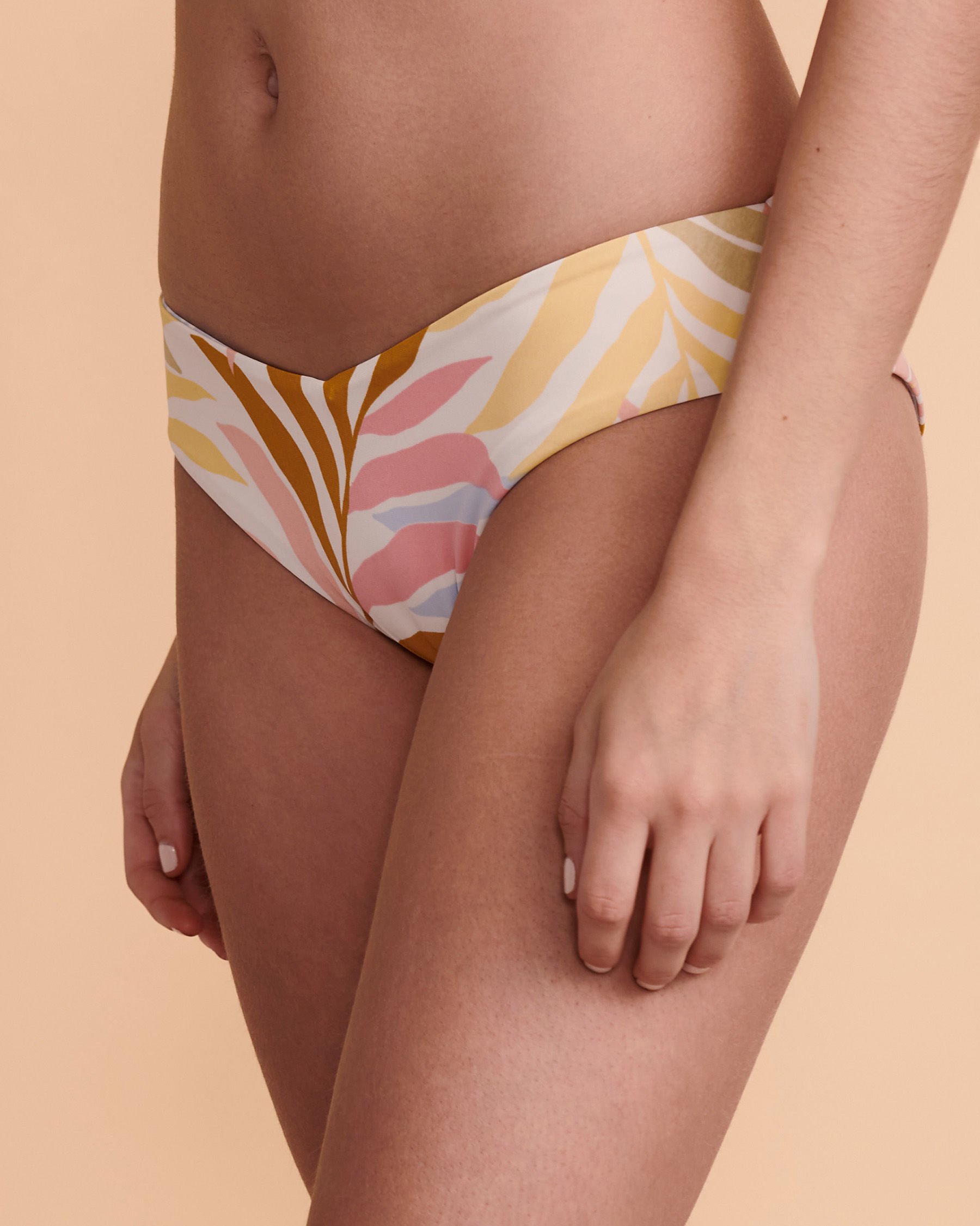 BILLABONG TROPIC JUNGLE Fiji Reversible Cheeky Bikini Bottom Reversible print ABJX400259 - View1